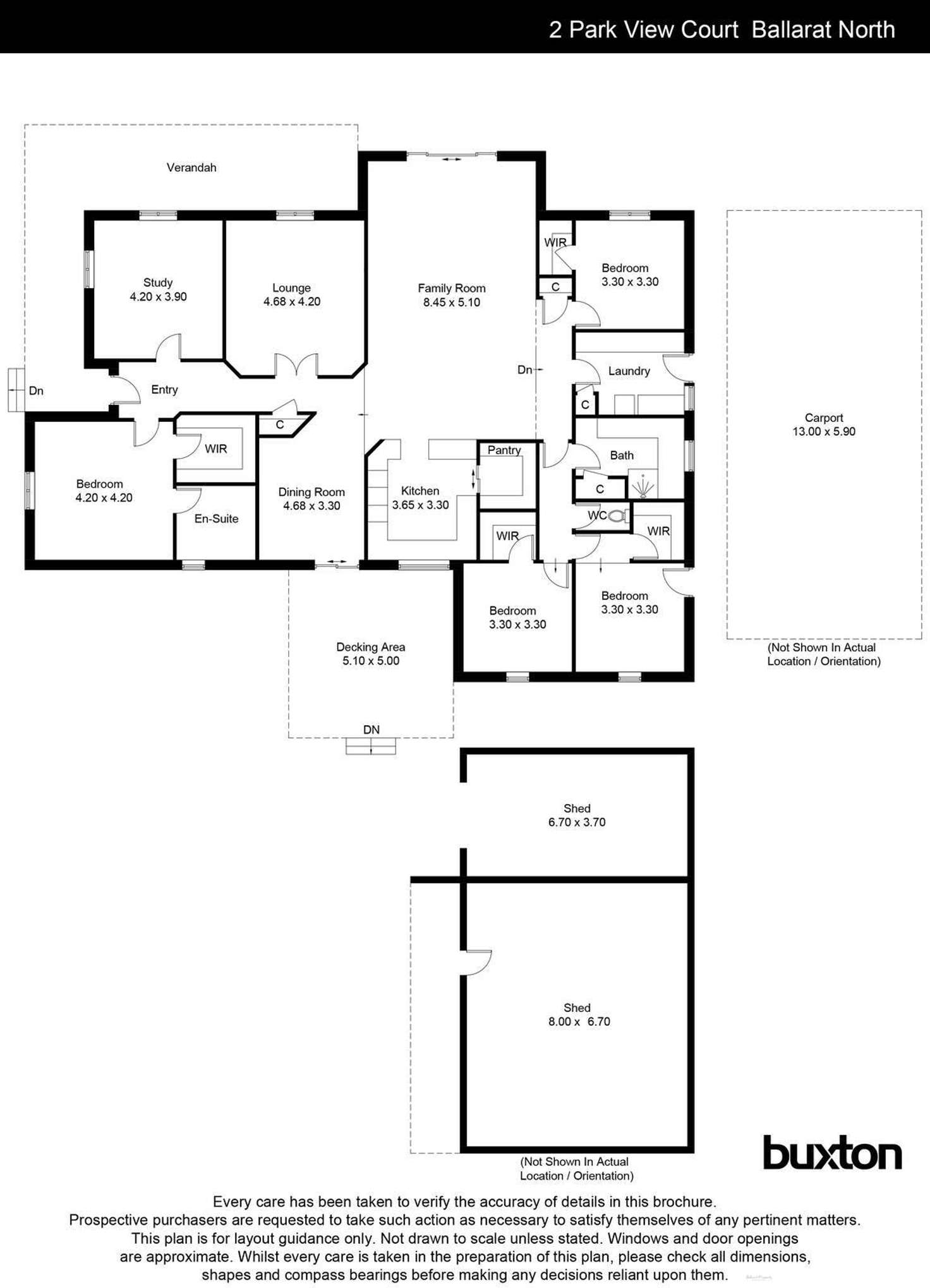 Floorplan of Homely house listing, 2 Park View Court, Ballarat North VIC 3350