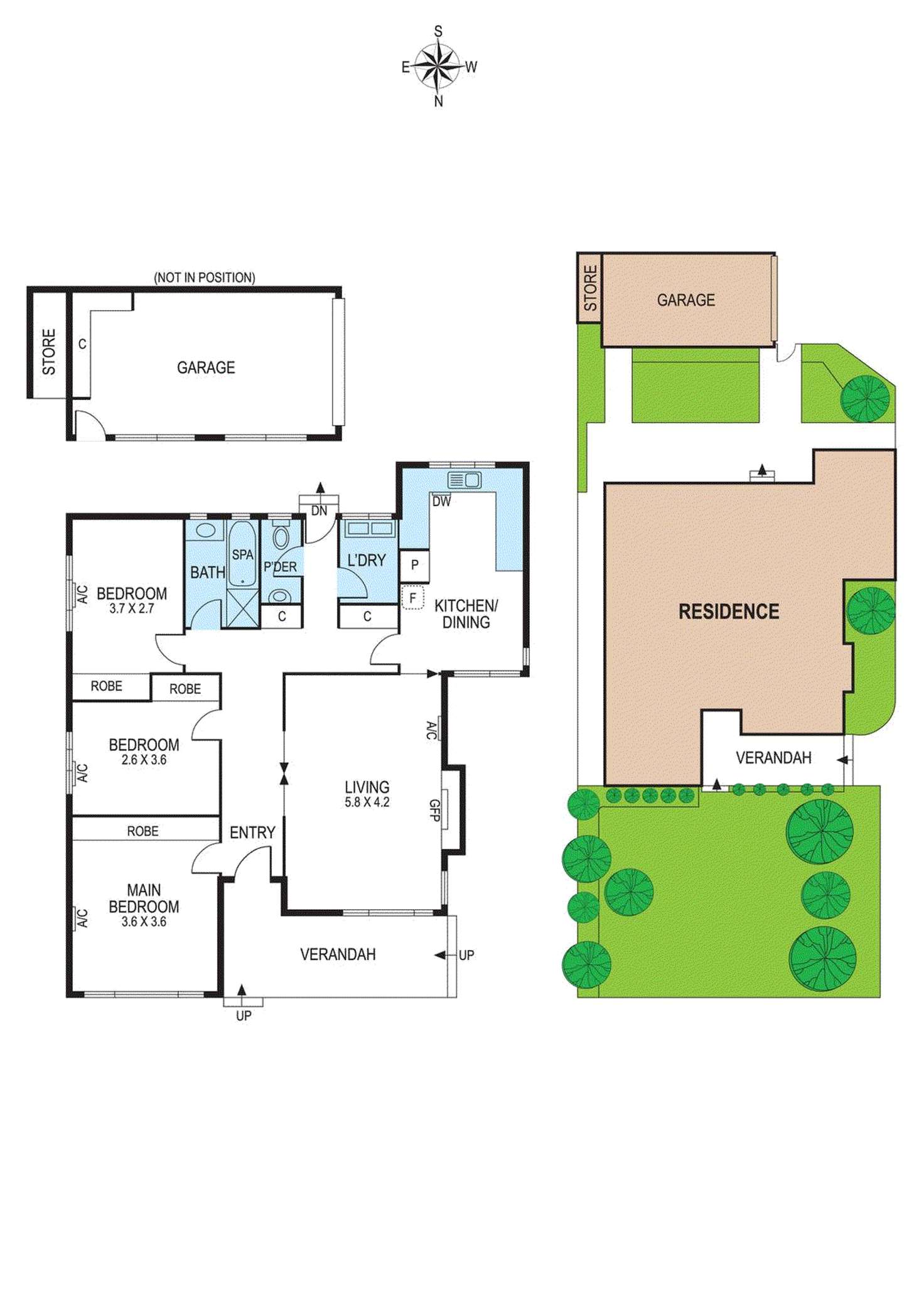 Floorplan of Homely unit listing, 1/28 Castles Road, Bentleigh VIC 3204