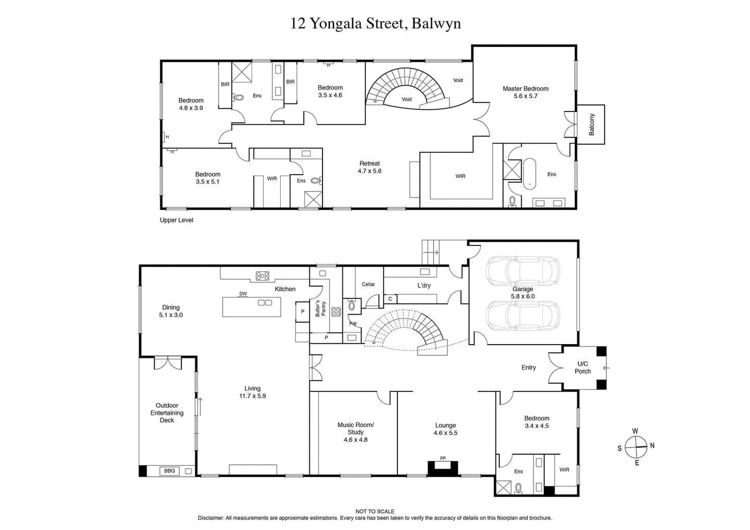 Floorplan of Homely house listing, 12 Yongala Street, Balwyn VIC 3103