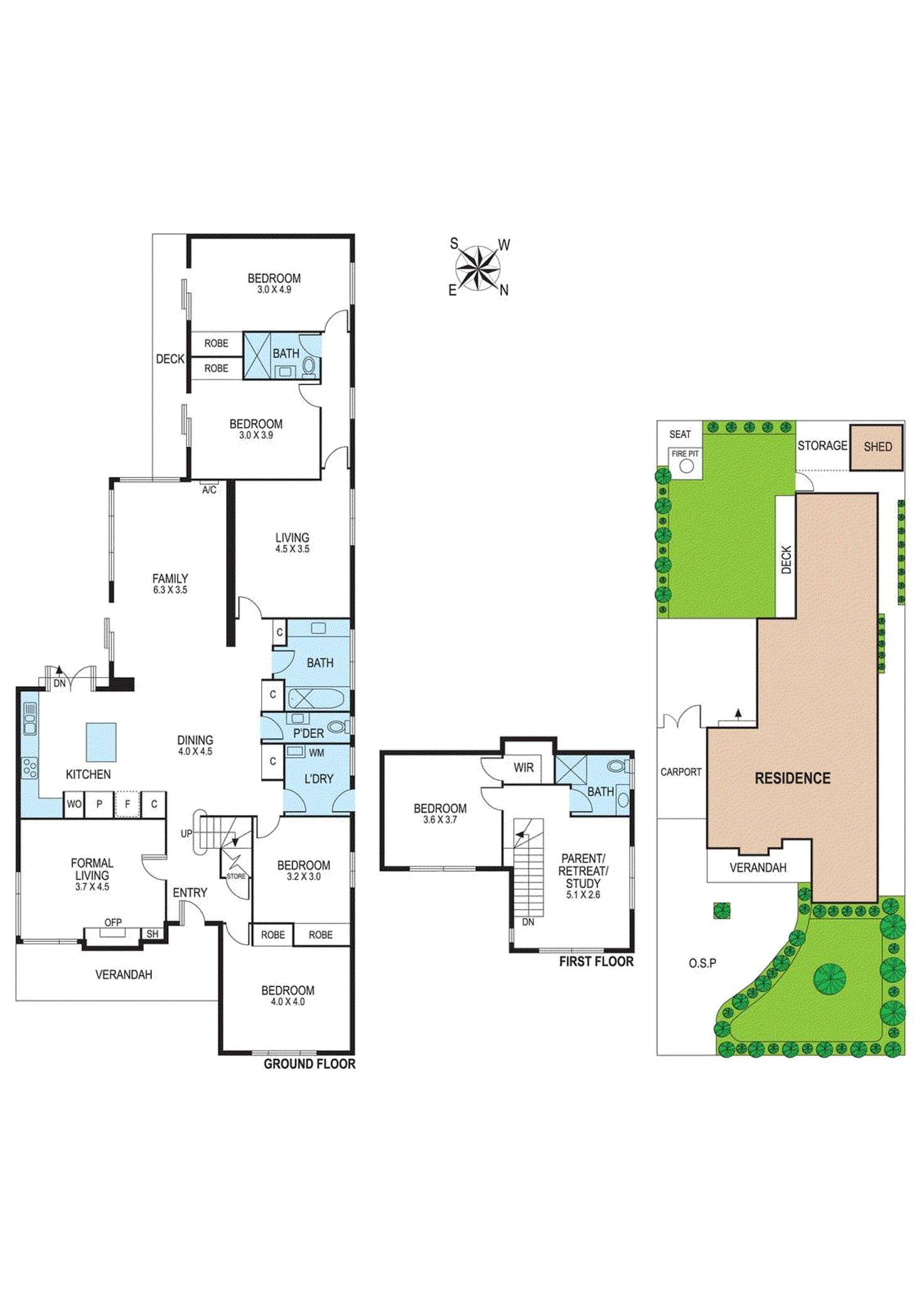 Floorplan of Homely house listing, 17 Katoomba Street, Hampton East VIC 3188