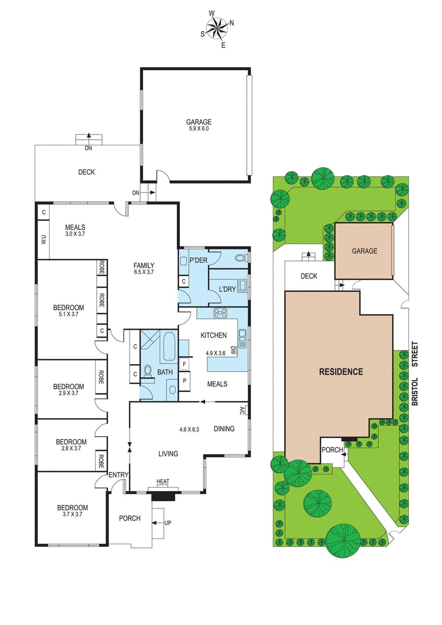 Floorplan of Homely house listing, 9 Cormick Street, Bentleigh East VIC 3165