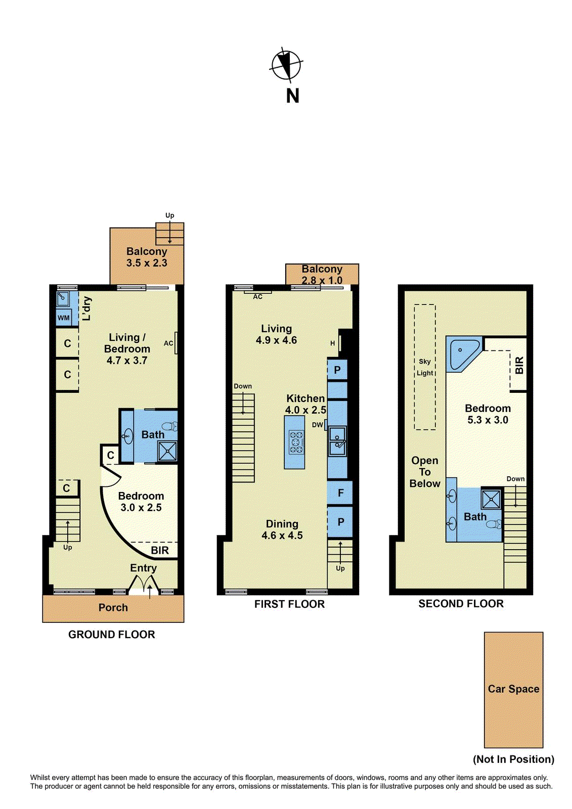 Floorplan of Homely apartment listing, 3/19 Schild Street, Yarraville VIC 3013