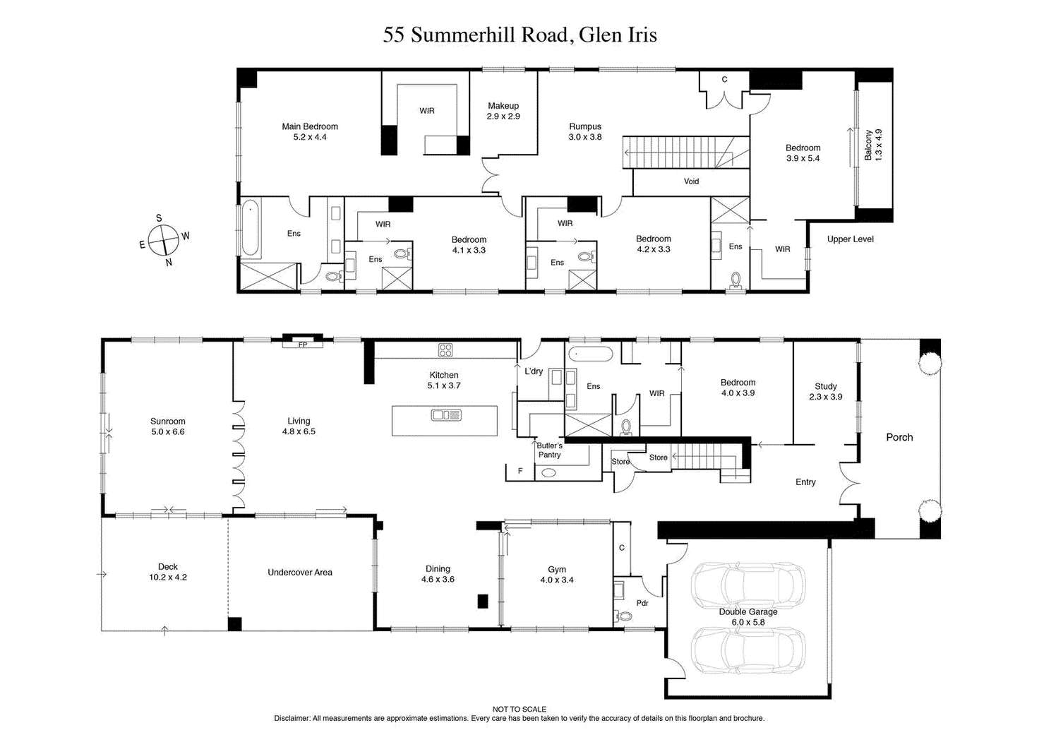 Floorplan of Homely house listing, 55 Summerhill Road, Glen Iris VIC 3146