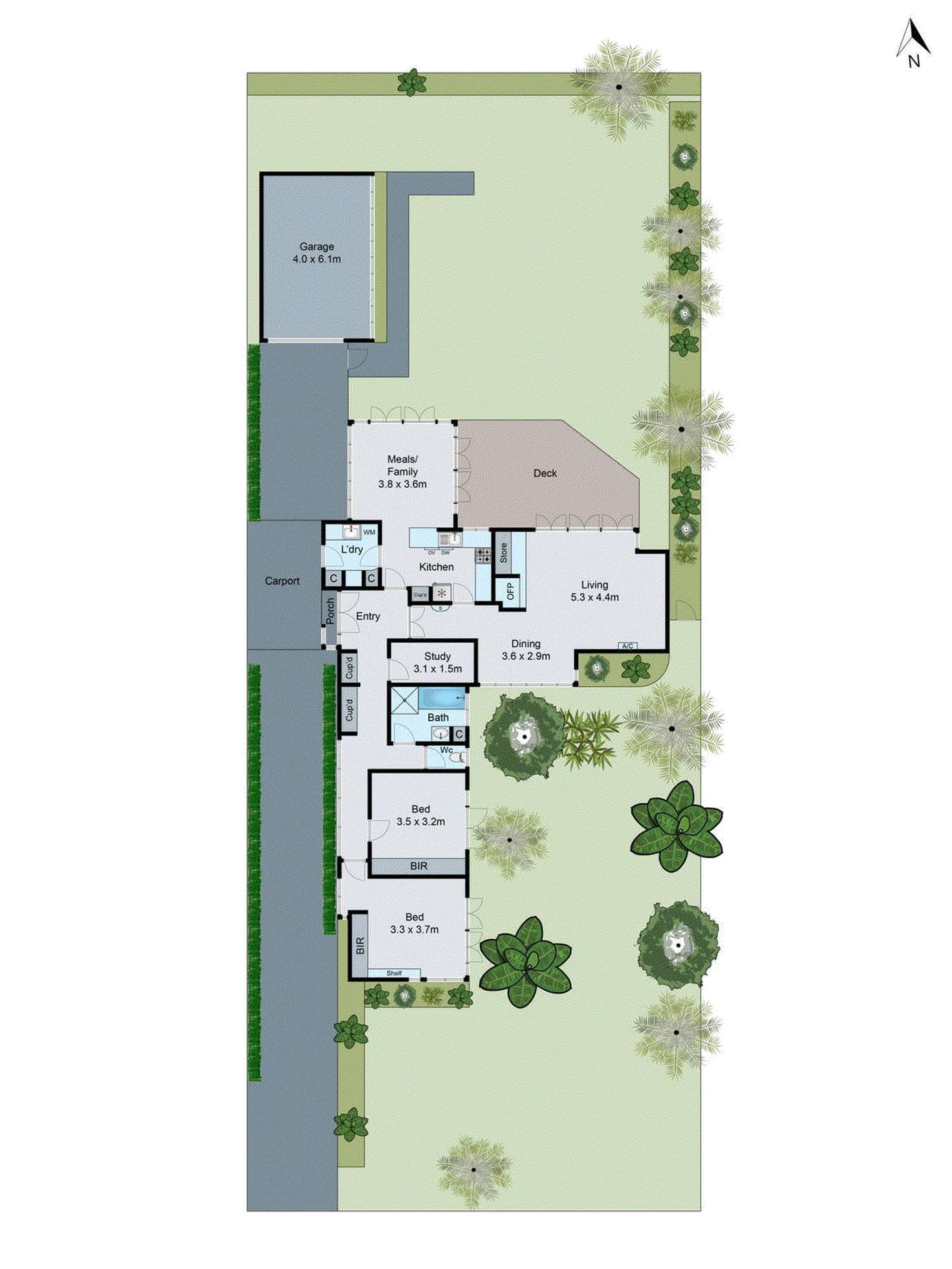 Floorplan of Homely house listing, 23 Waimarie Drive, Mount Waverley VIC 3149