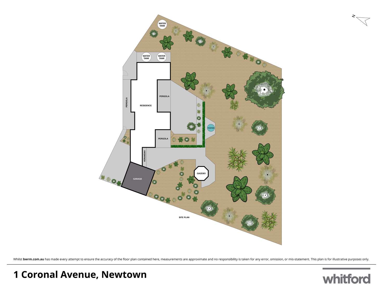 Floorplan of Homely house listing, 1 Coronal Avenue, Newtown VIC 3220