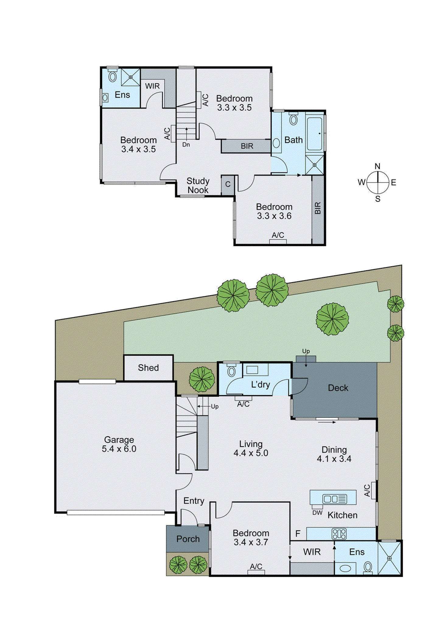Floorplan of Homely townhouse listing, 2/9 Batesford Road, Chadstone VIC 3148