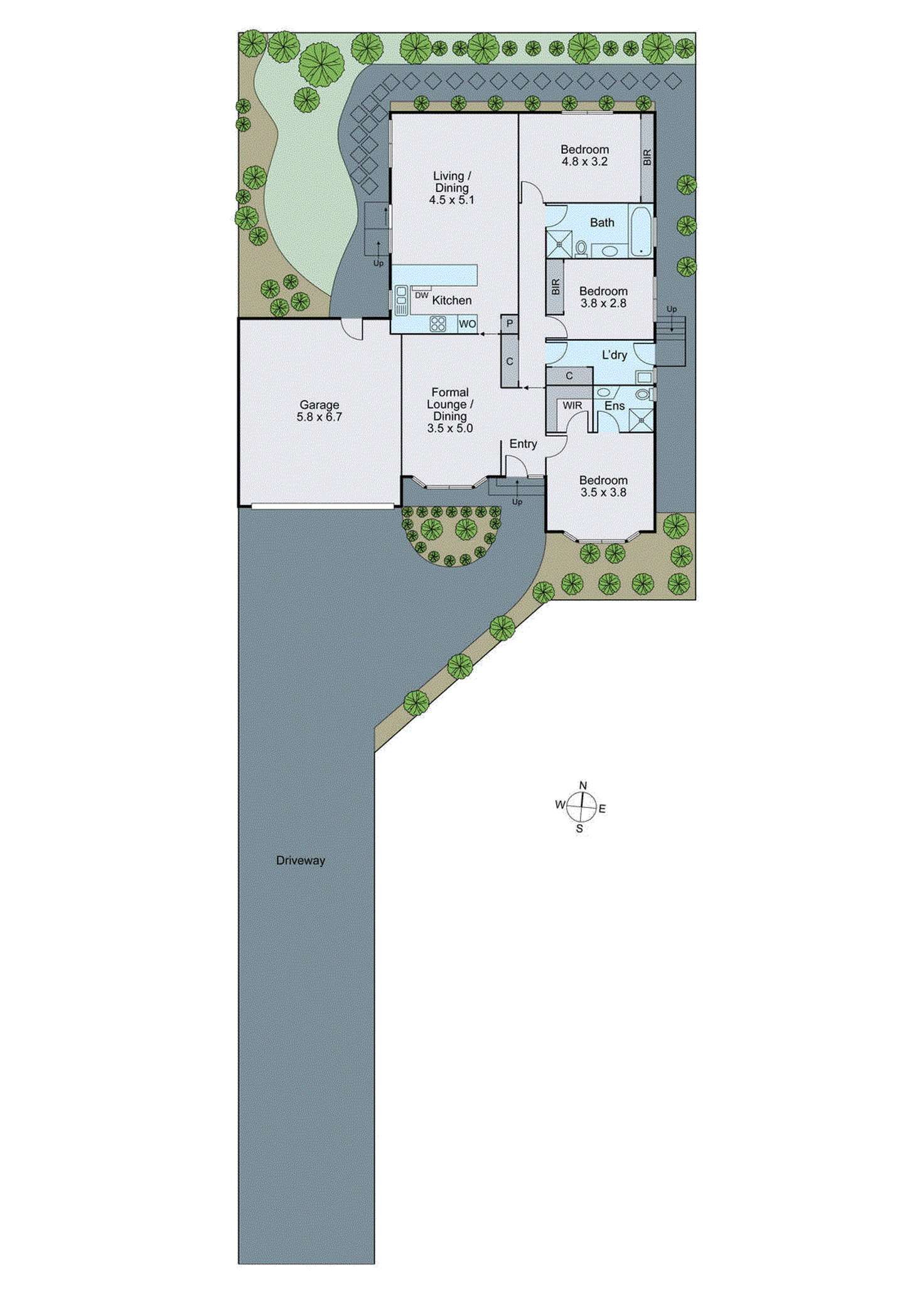 Floorplan of Homely unit listing, 1/9 Elizabeth Street, Burwood VIC 3125