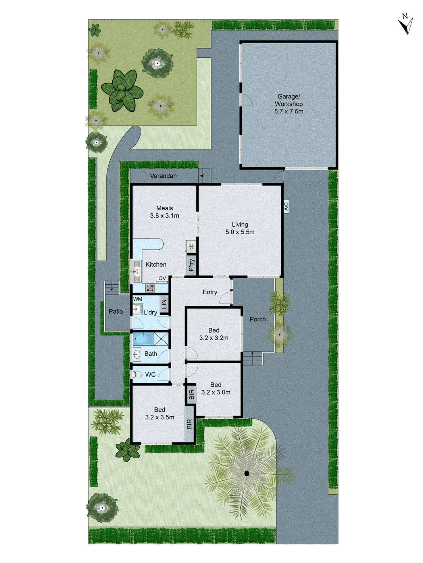 Floorplan of Homely house listing, 10 Lanark Street, Clayton South VIC 3169