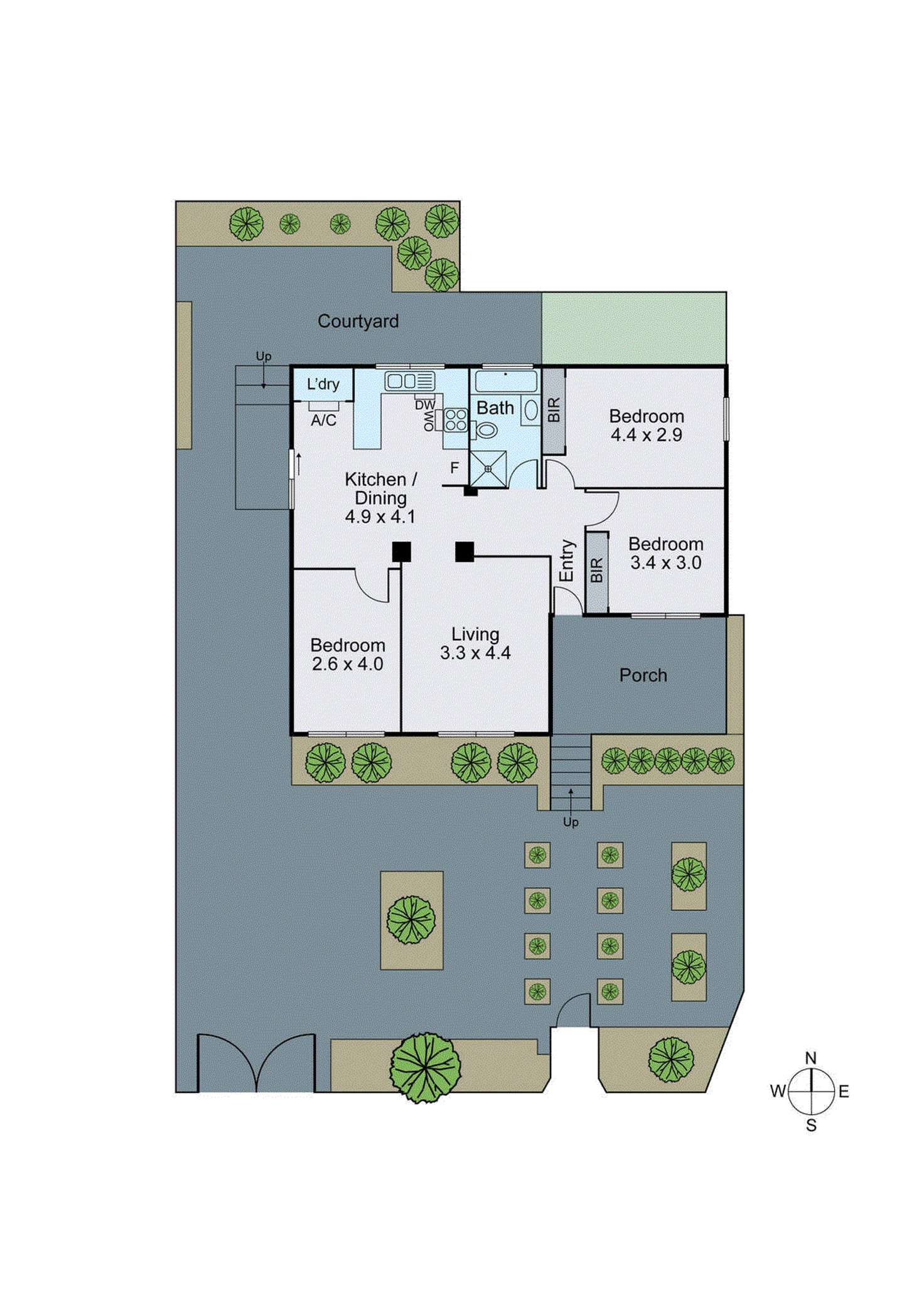 Floorplan of Homely house listing, 1/15 Evans Street, Chadstone VIC 3148