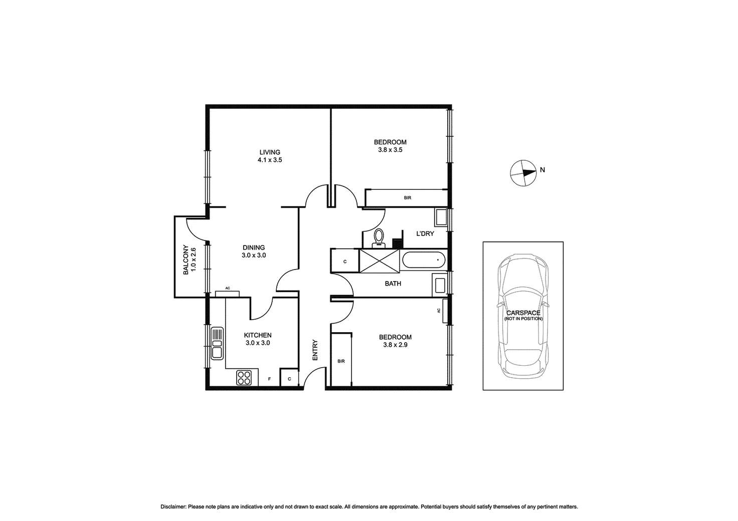 Floorplan of Homely apartment listing, 11/154 Balaclava Road, Caulfield North VIC 3161