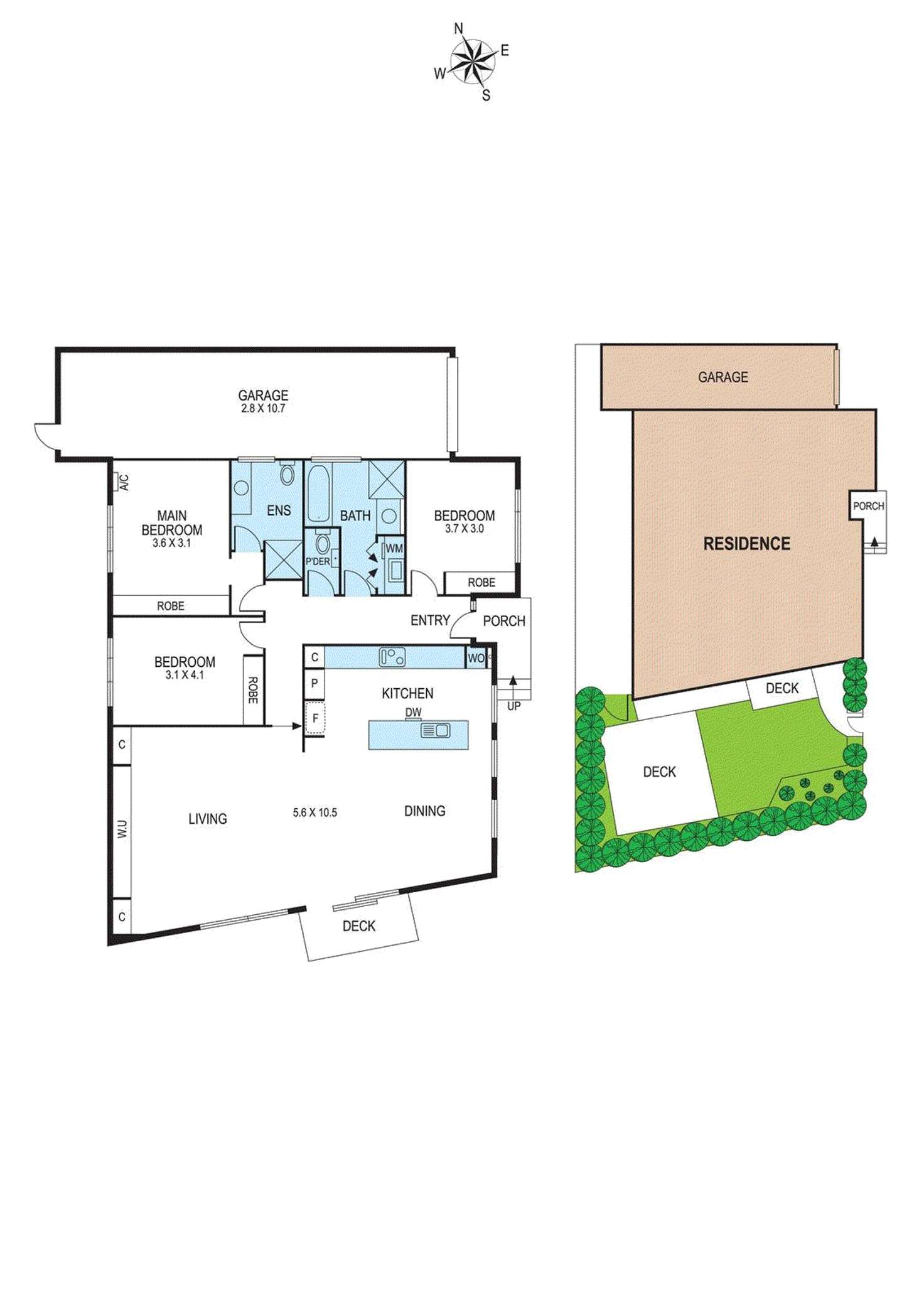 Floorplan of Homely unit listing, 1/1205 Dandenong Road, Malvern East VIC 3145
