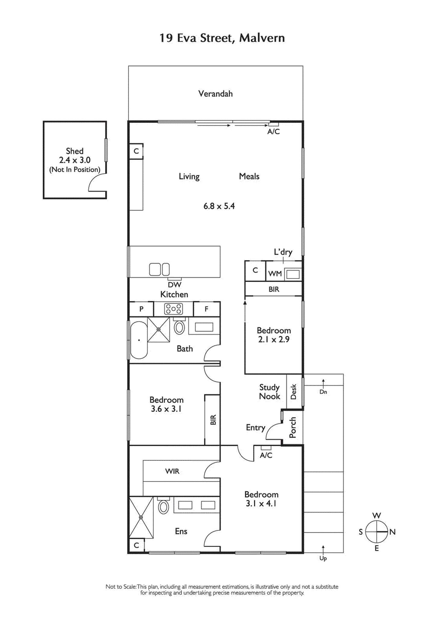 Floorplan of Homely house listing, 19 Eva Street, Malvern VIC 3144