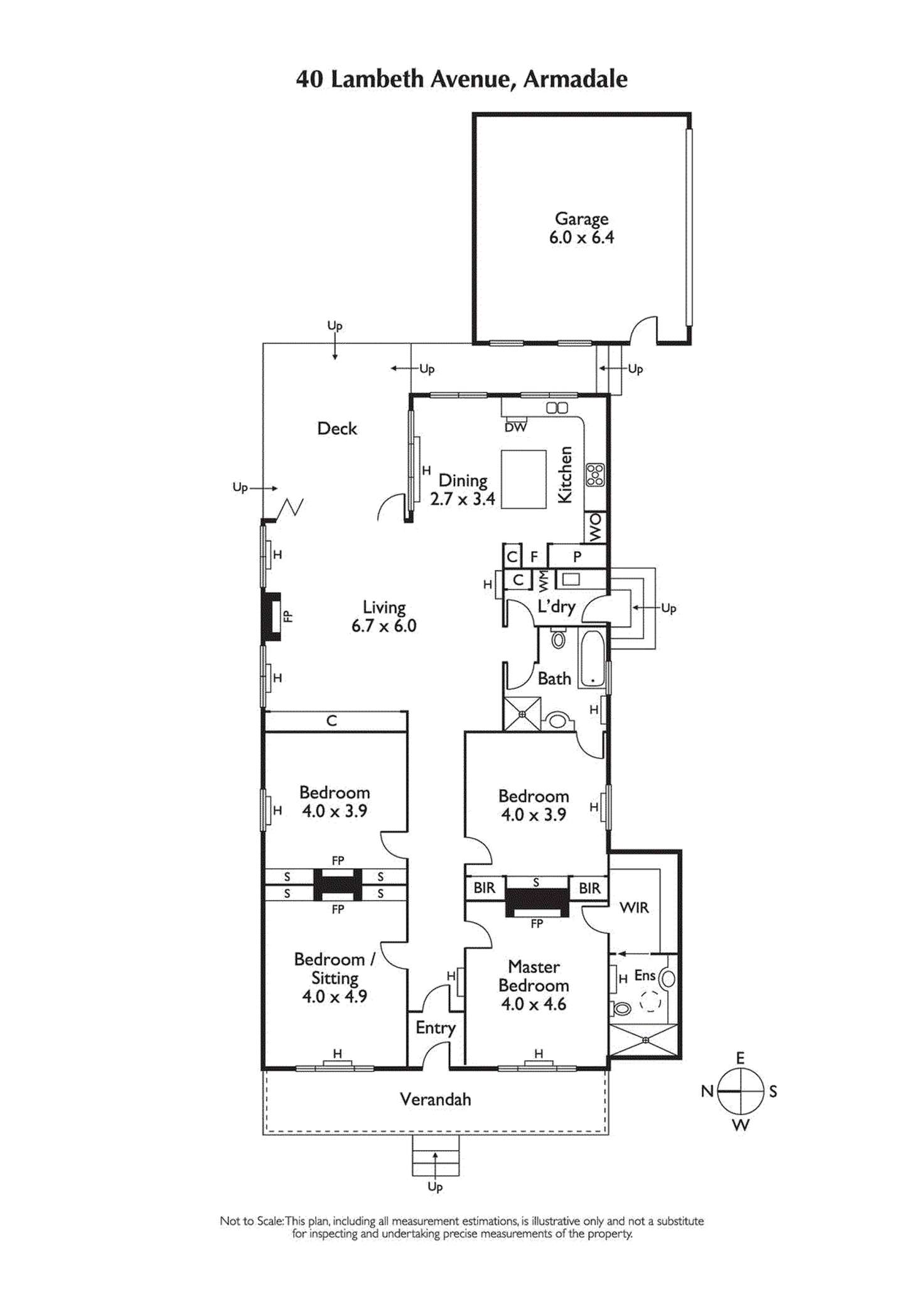 Floorplan of Homely house listing, 40 Lambeth Avenue, Armadale VIC 3143
