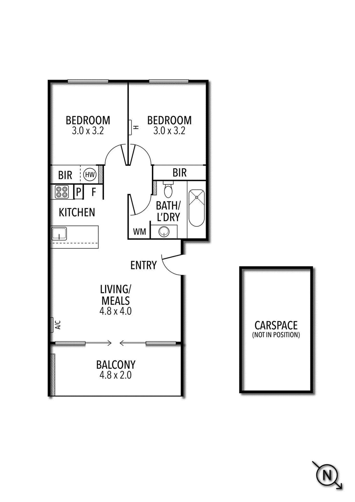 Floorplan of Homely apartment listing, 3/15 Keppel Street, Carlton VIC 3053