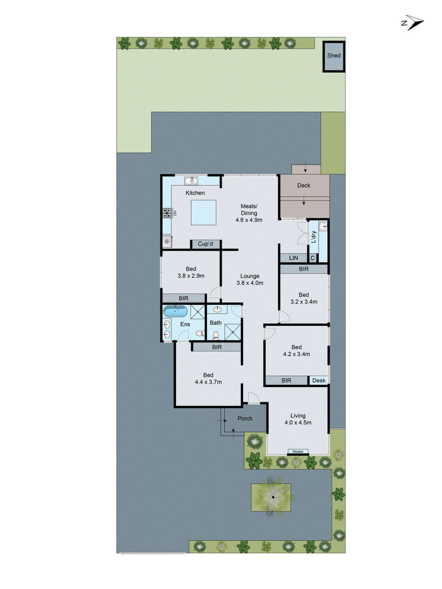 Floorplan of Homely house listing, 21 Abbeygate Street, Oakleigh VIC 3166