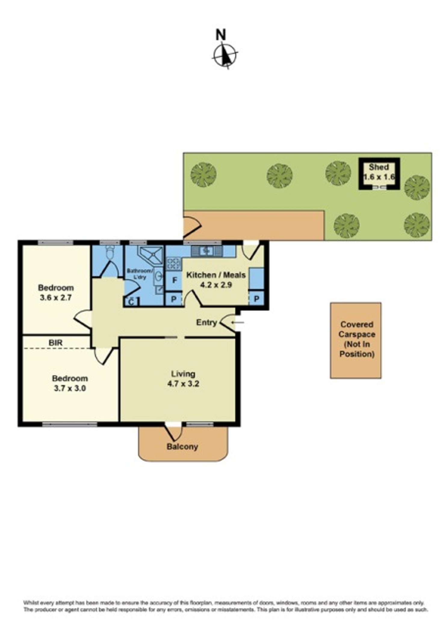 Floorplan of Homely unit listing, 4/40 Hosking Street, Williamstown VIC 3016