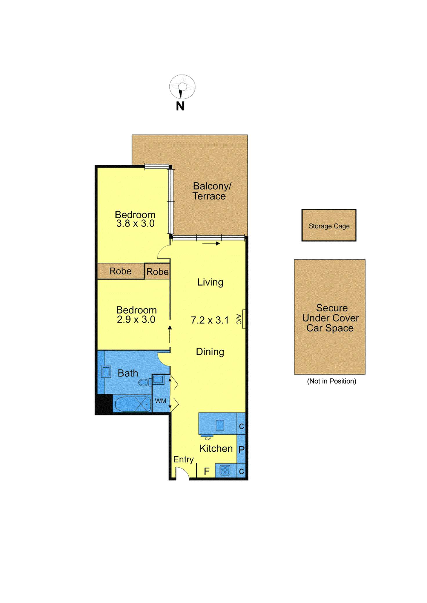 Floorplan of Homely apartment listing, 102/151-155 Burwood Road, Hawthorn VIC 3122