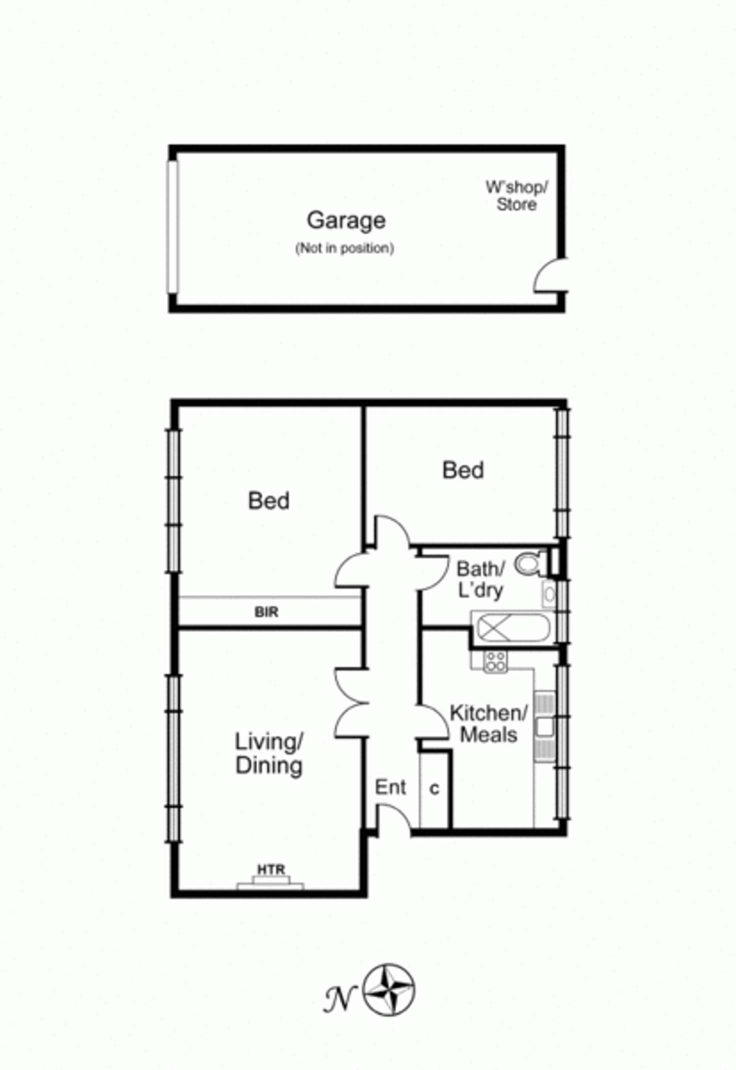 Floorplan of Homely apartment listing, 9/41 Park Street, South Yarra VIC 3141