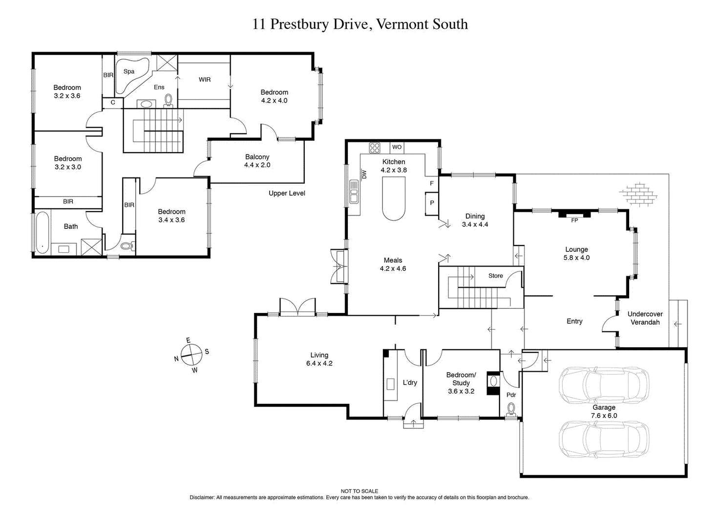 Floorplan of Homely house listing, 11 Prestbury Drive, Vermont South VIC 3133