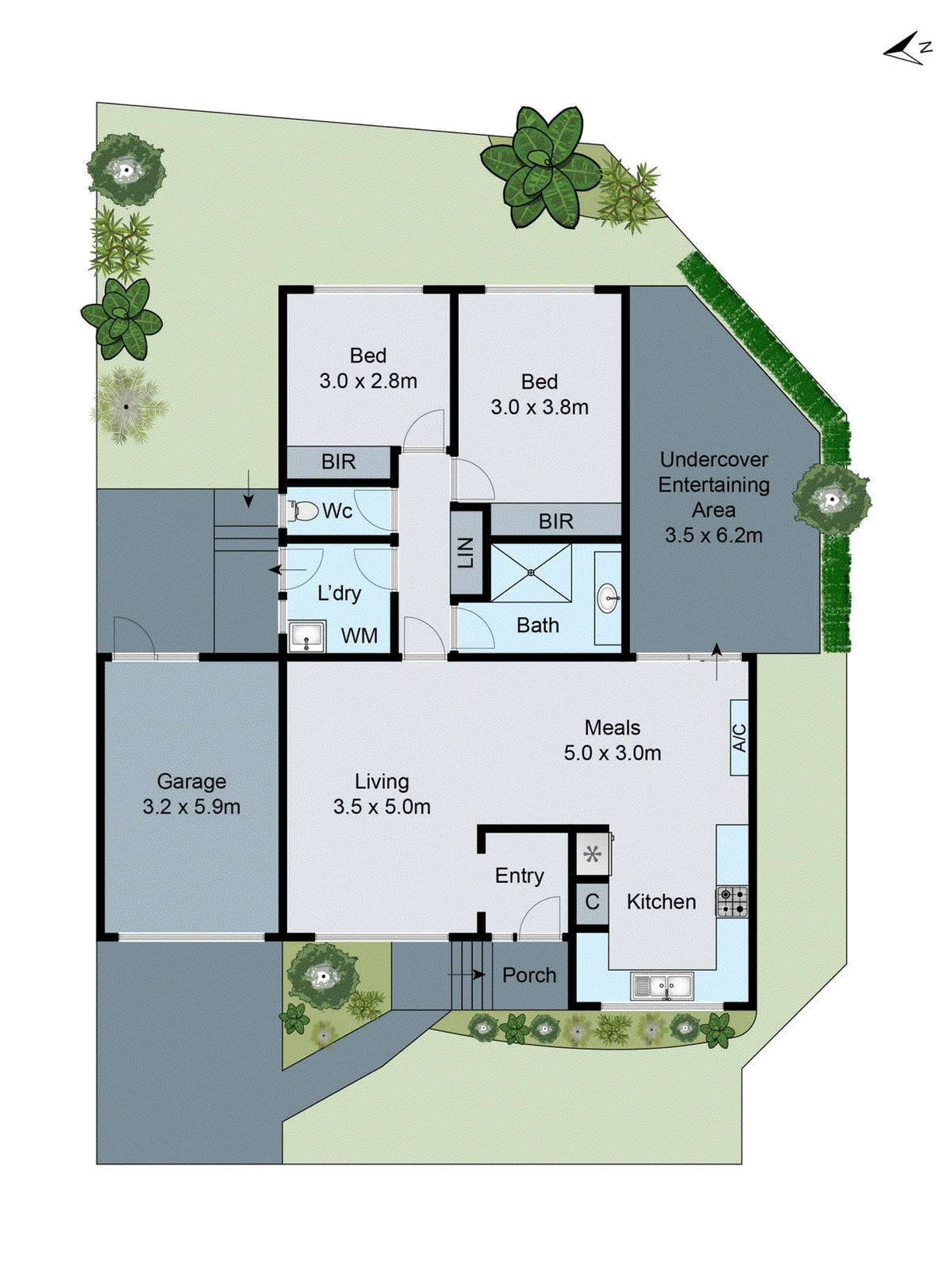 Floorplan of Homely unit listing, 13/14-16 Kingston Drive, Dingley Village VIC 3172