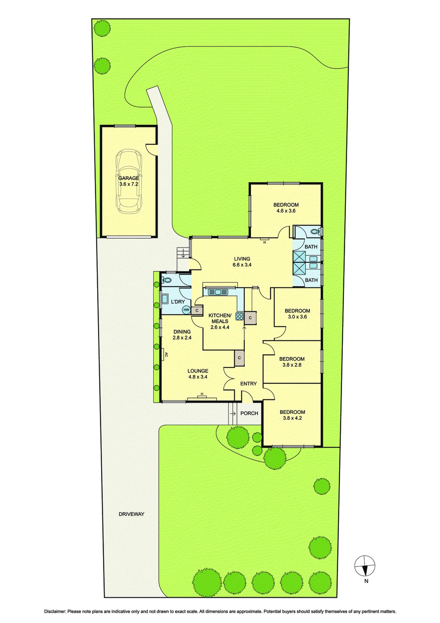 Floorplan of Homely house listing, 136 Springfield Road, Blackburn VIC 3130