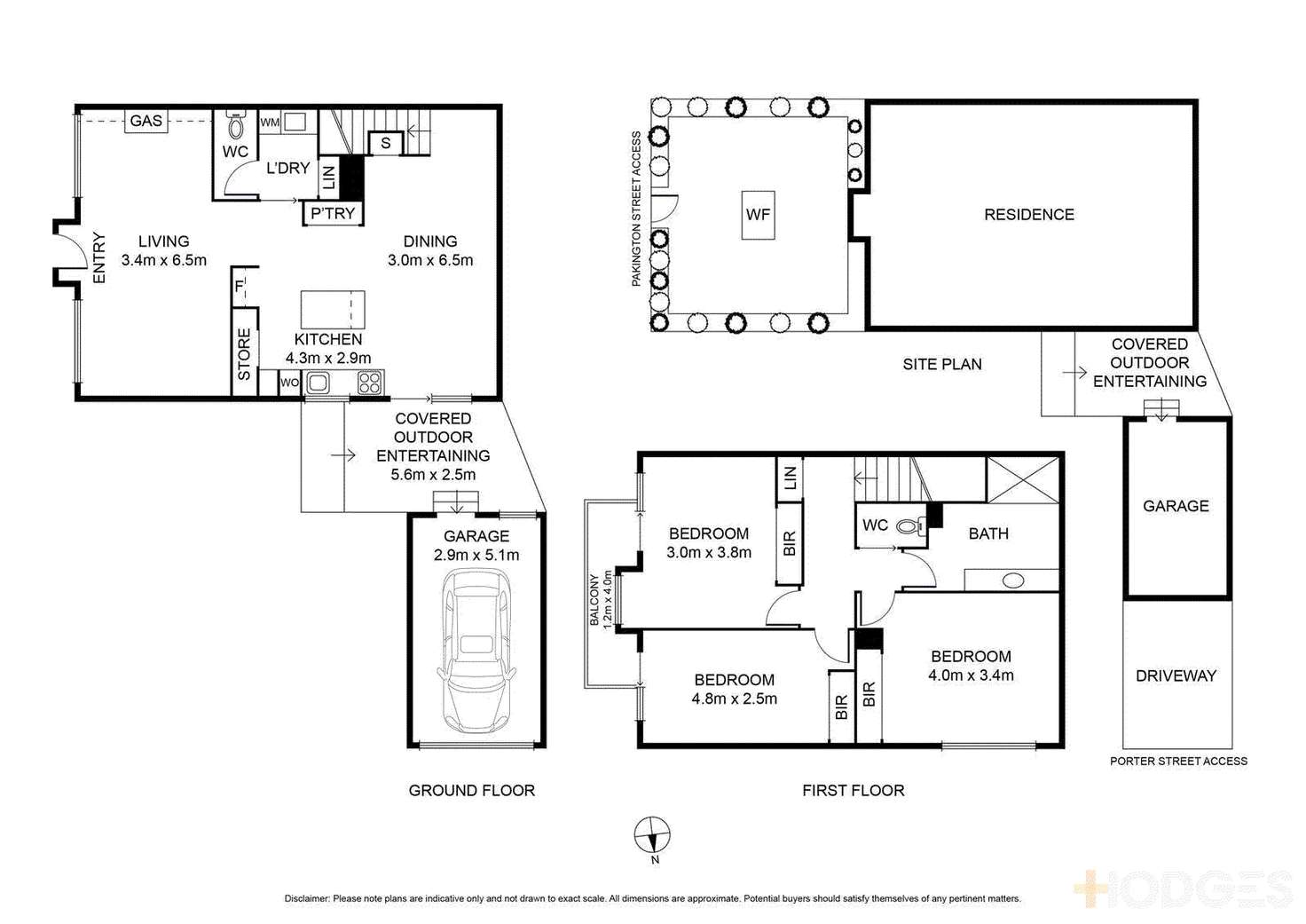 Floorplan of Homely townhouse listing, 2/237 Pakington Street, Geelong West VIC 3218