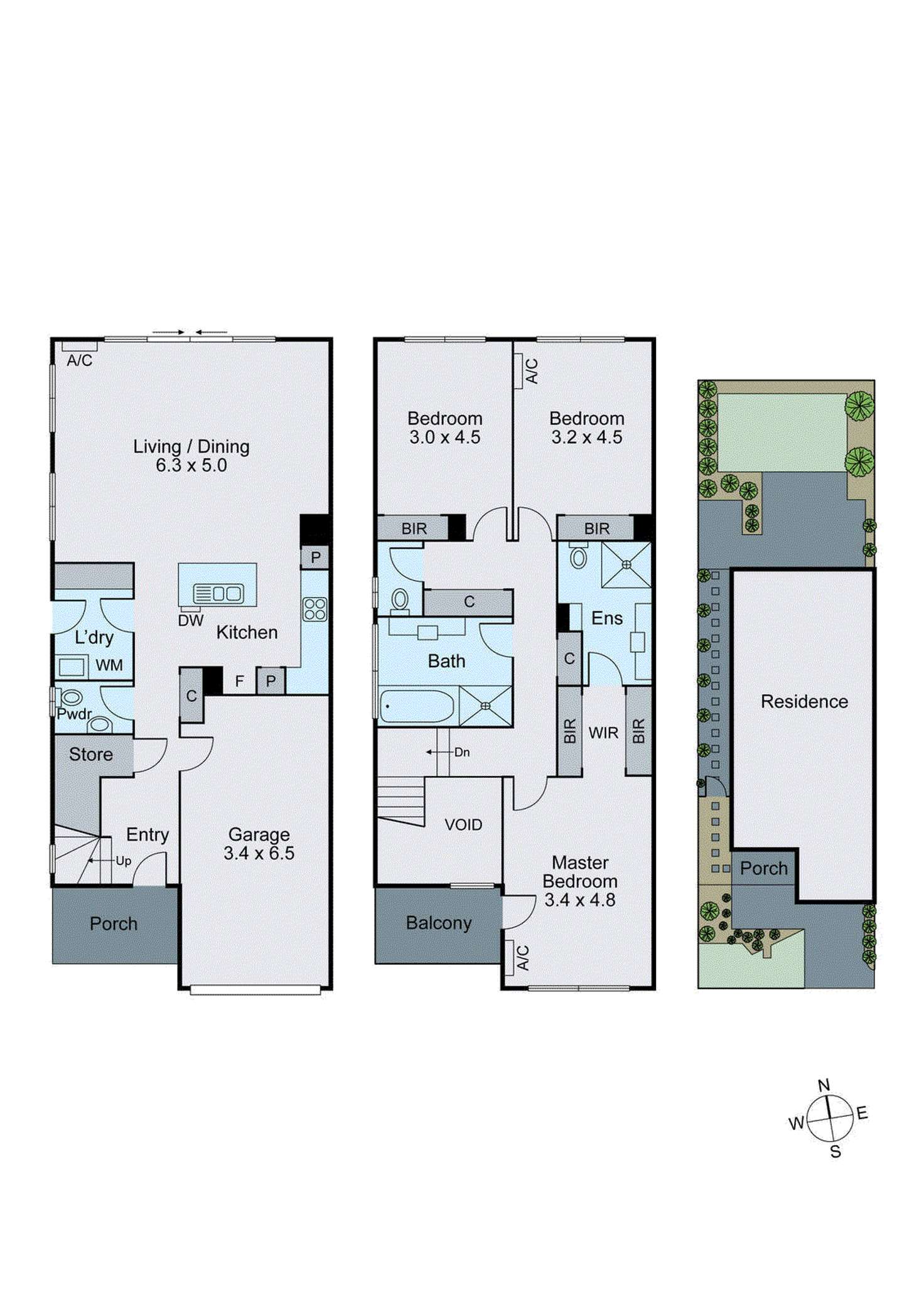 Floorplan of Homely townhouse listing, 33 Cookson Way, Burwood VIC 3125