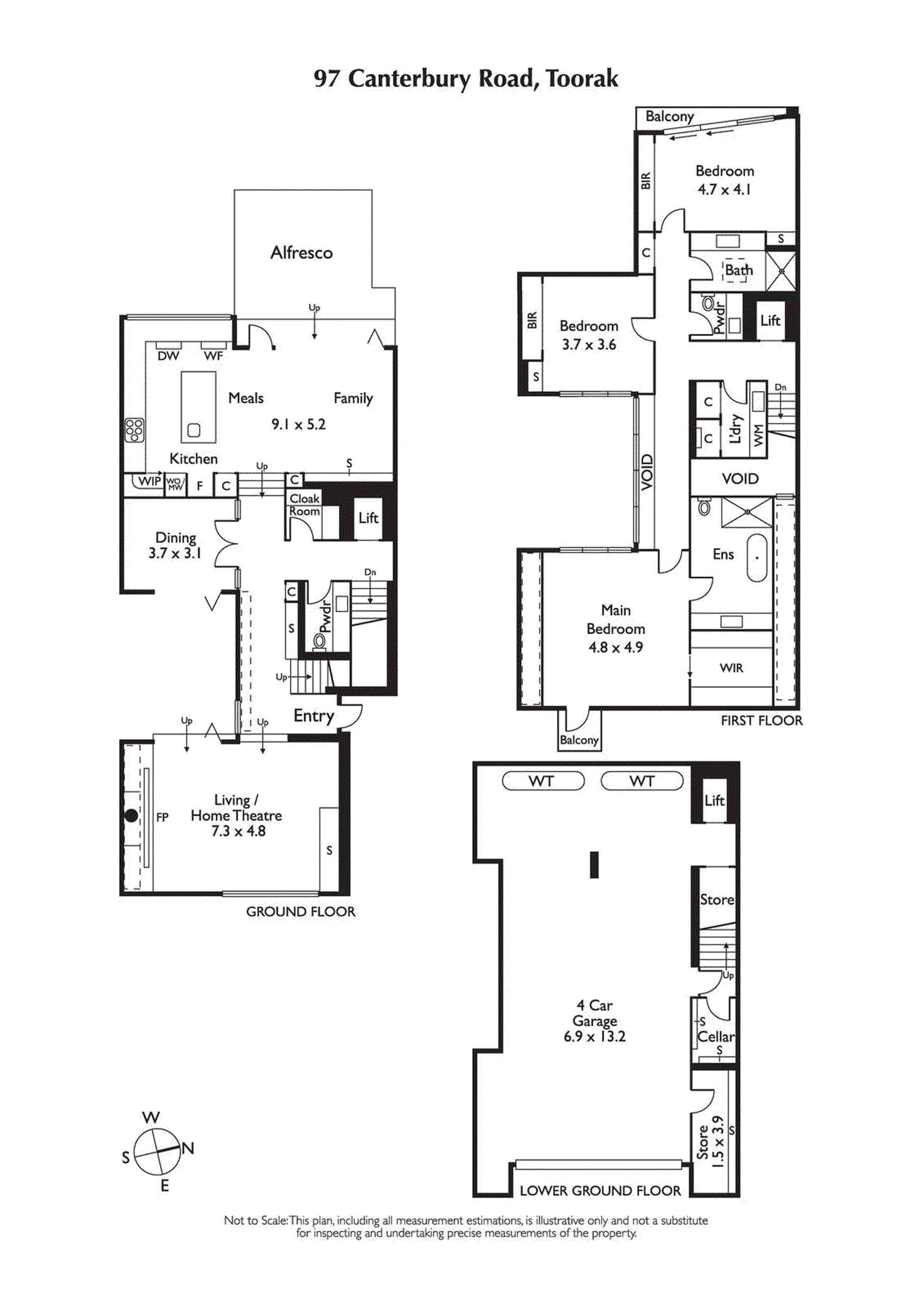 Floorplan of Homely house listing, 97 Canterbury Road, Toorak VIC 3142