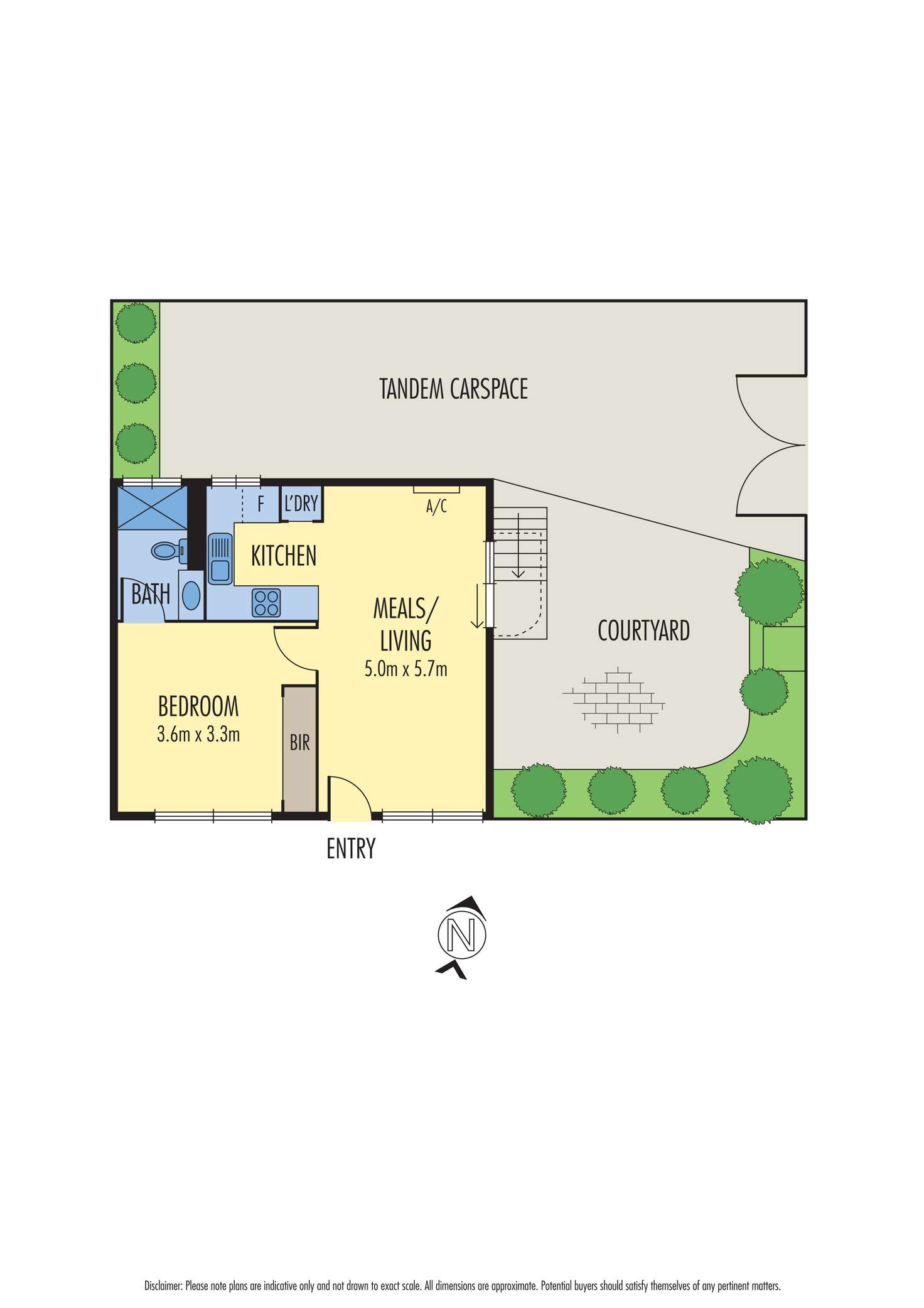 Floorplan of Homely apartment listing, 5/43 Yarraford Street, Alphington VIC 3078