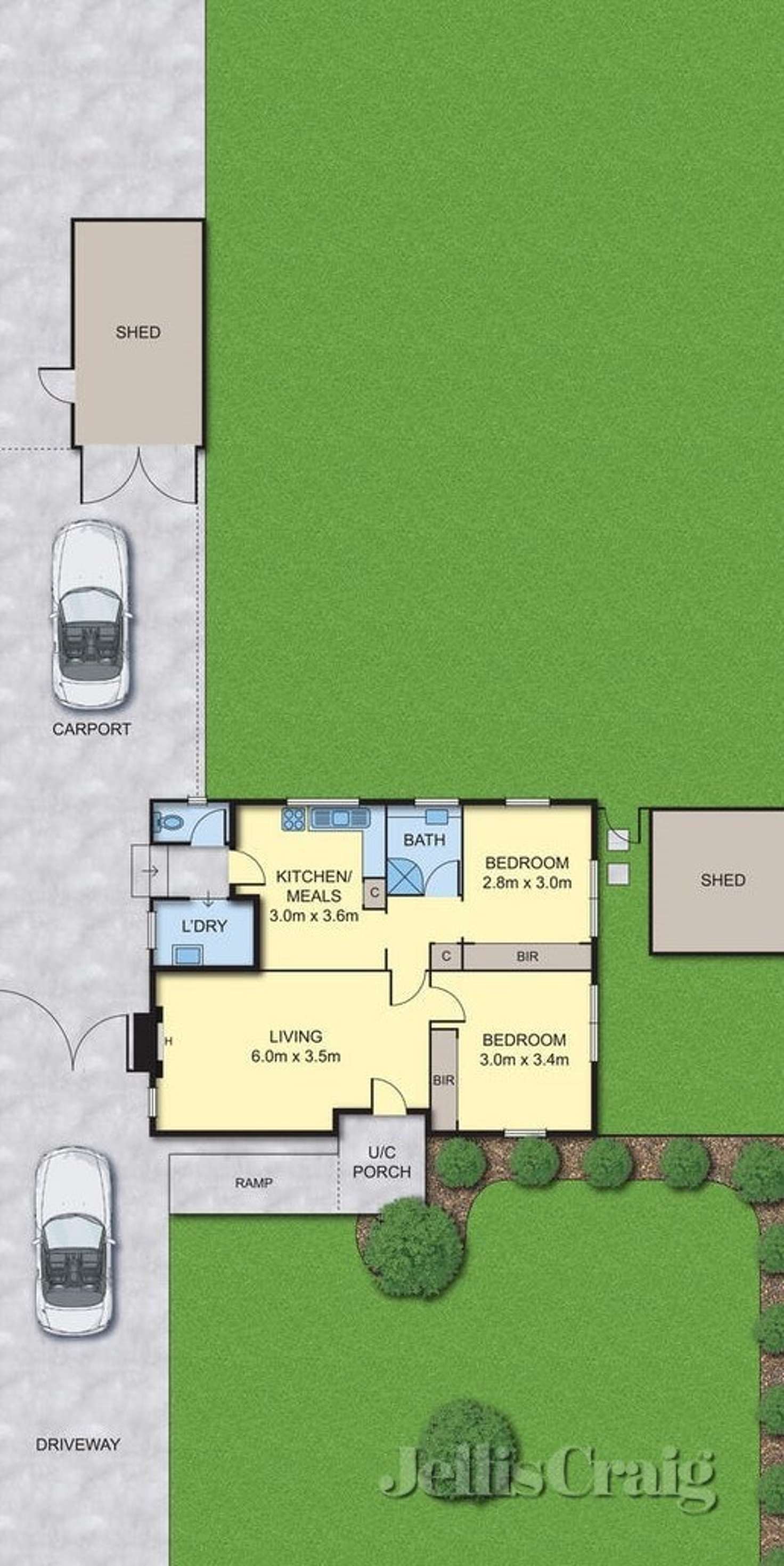 Floorplan of Homely house listing, 3 Malacca Street, Heidelberg West VIC 3081