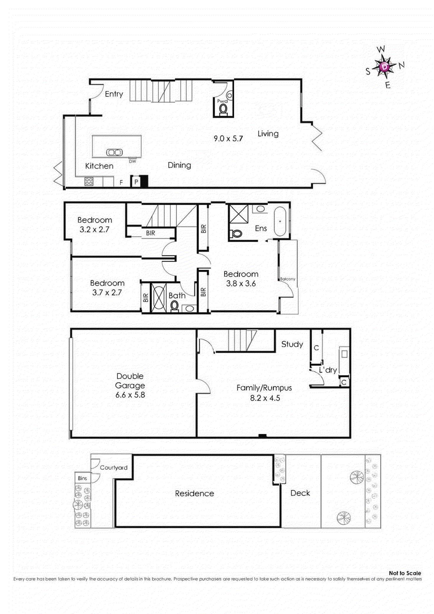 Floorplan of Homely house listing, 6 Pin Oak Court, Canterbury VIC 3126