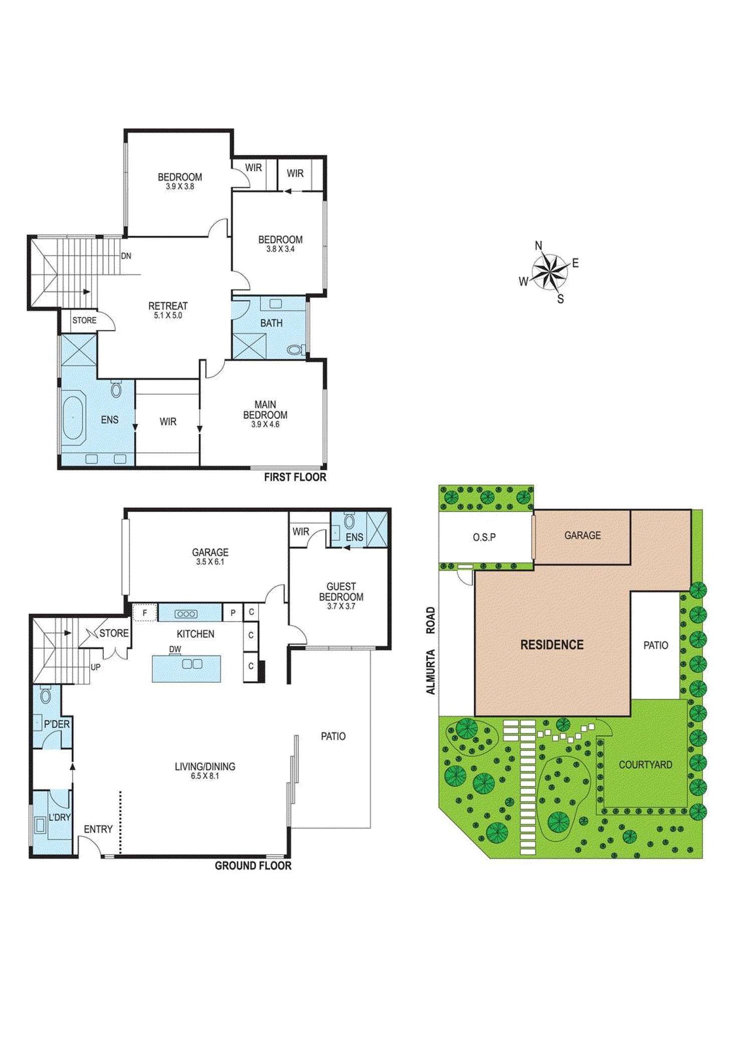 Floorplan of Homely townhouse listing, 21 Leonie Avenue, Bentleigh East VIC 3165