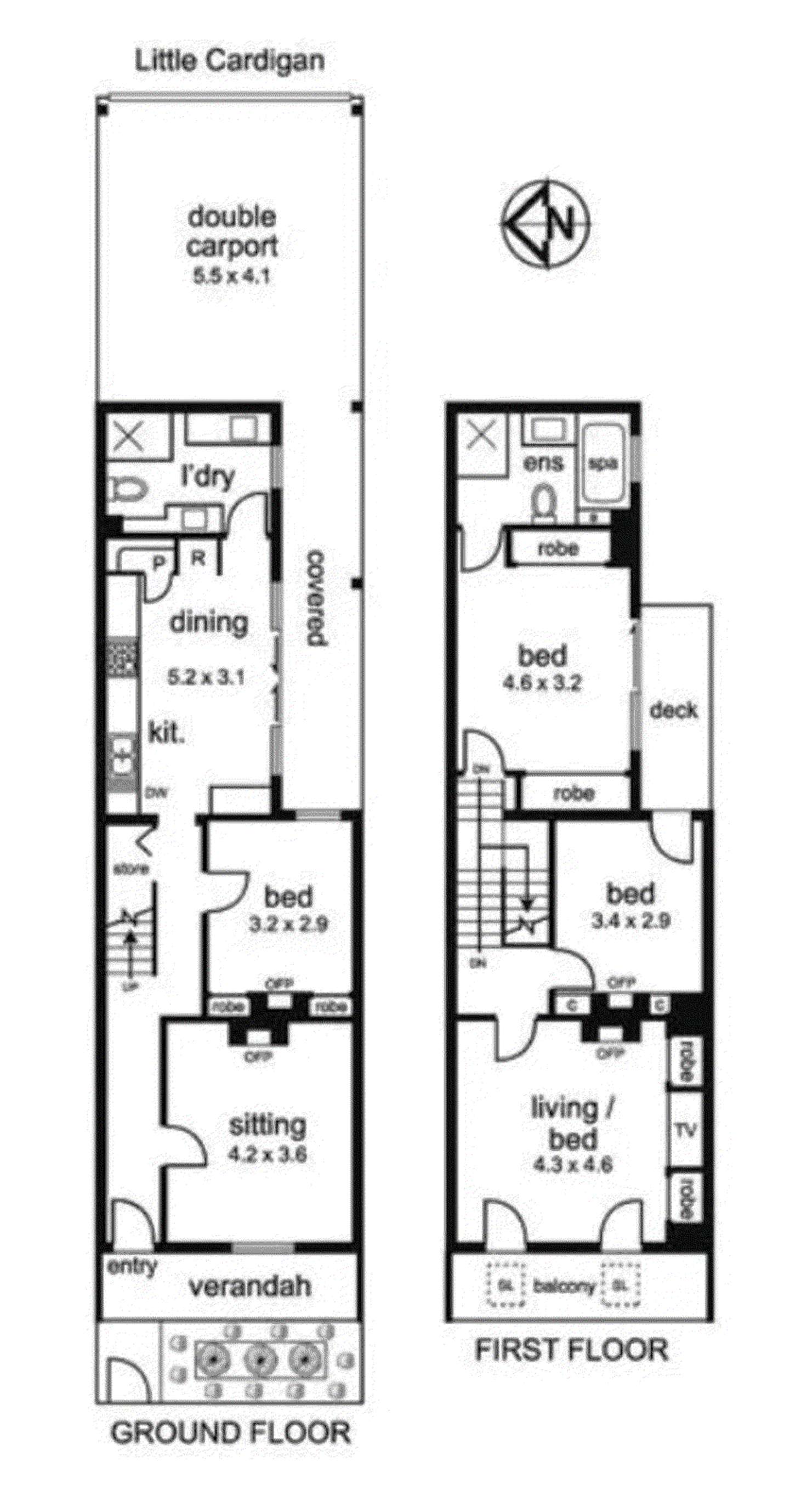 Floorplan of Homely house listing, 106 Cardigan Street, Carlton VIC 3053
