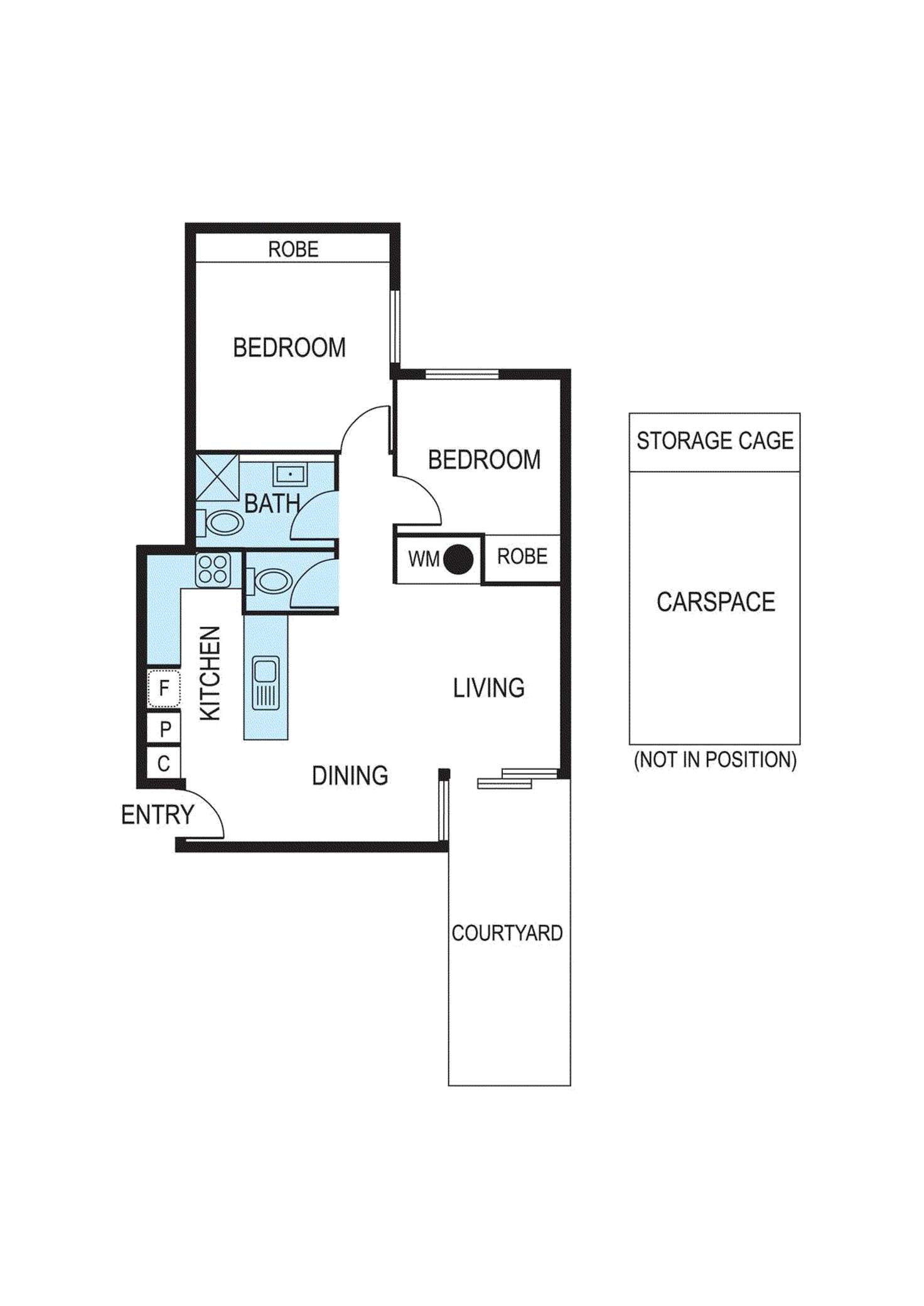 Floorplan of Homely apartment listing, 3/464 Hawthorn Road, Caulfield South VIC 3162