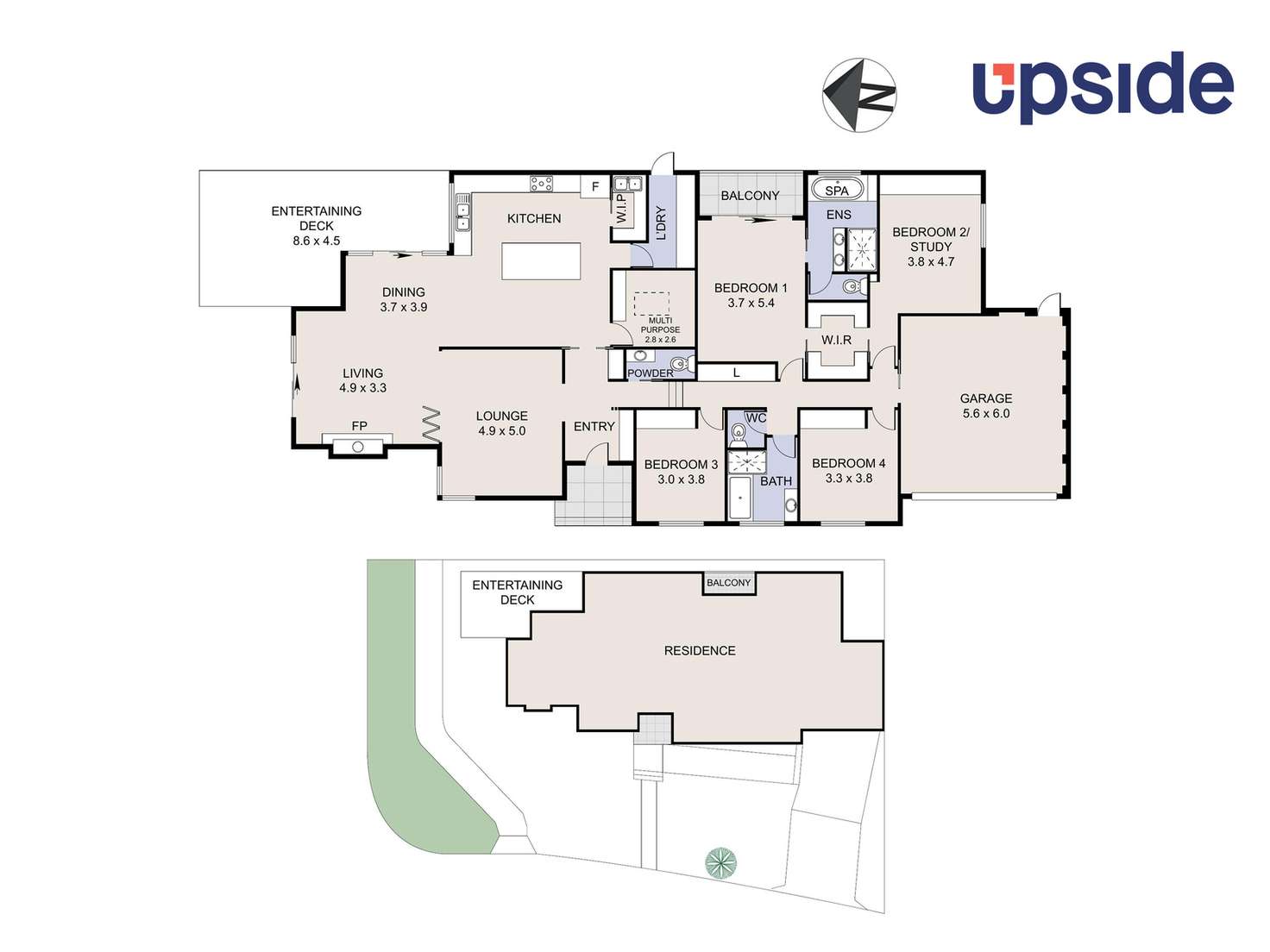 Floorplan of Homely house listing, 1 Fretwell Street, Moncrieff ACT 2914