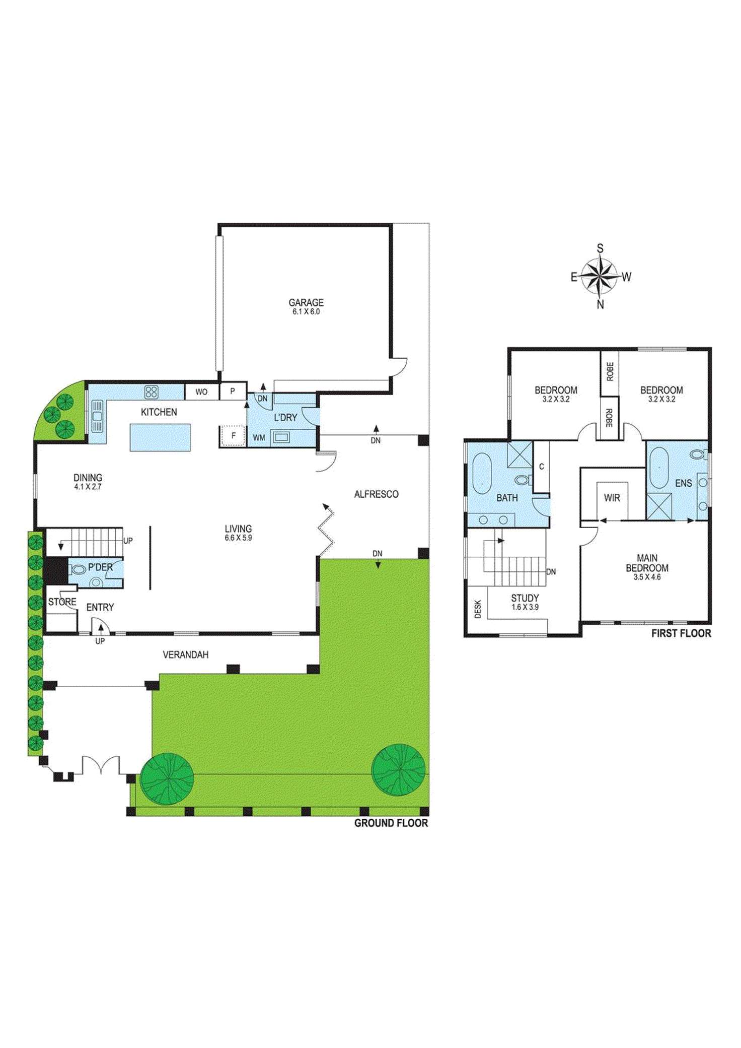 Floorplan of Homely townhouse listing, 1/898 Centre Road, Bentleigh East VIC 3165