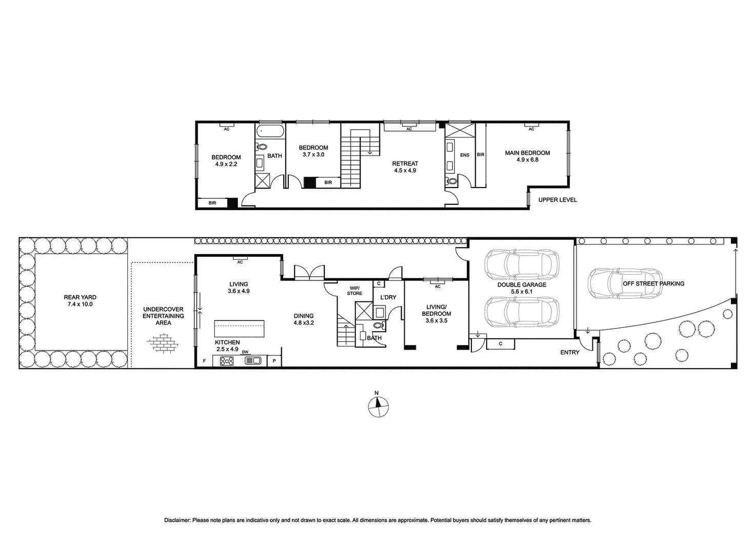 Floorplan of Homely townhouse listing, 19B Francesco Street, Bentleigh East VIC 3165