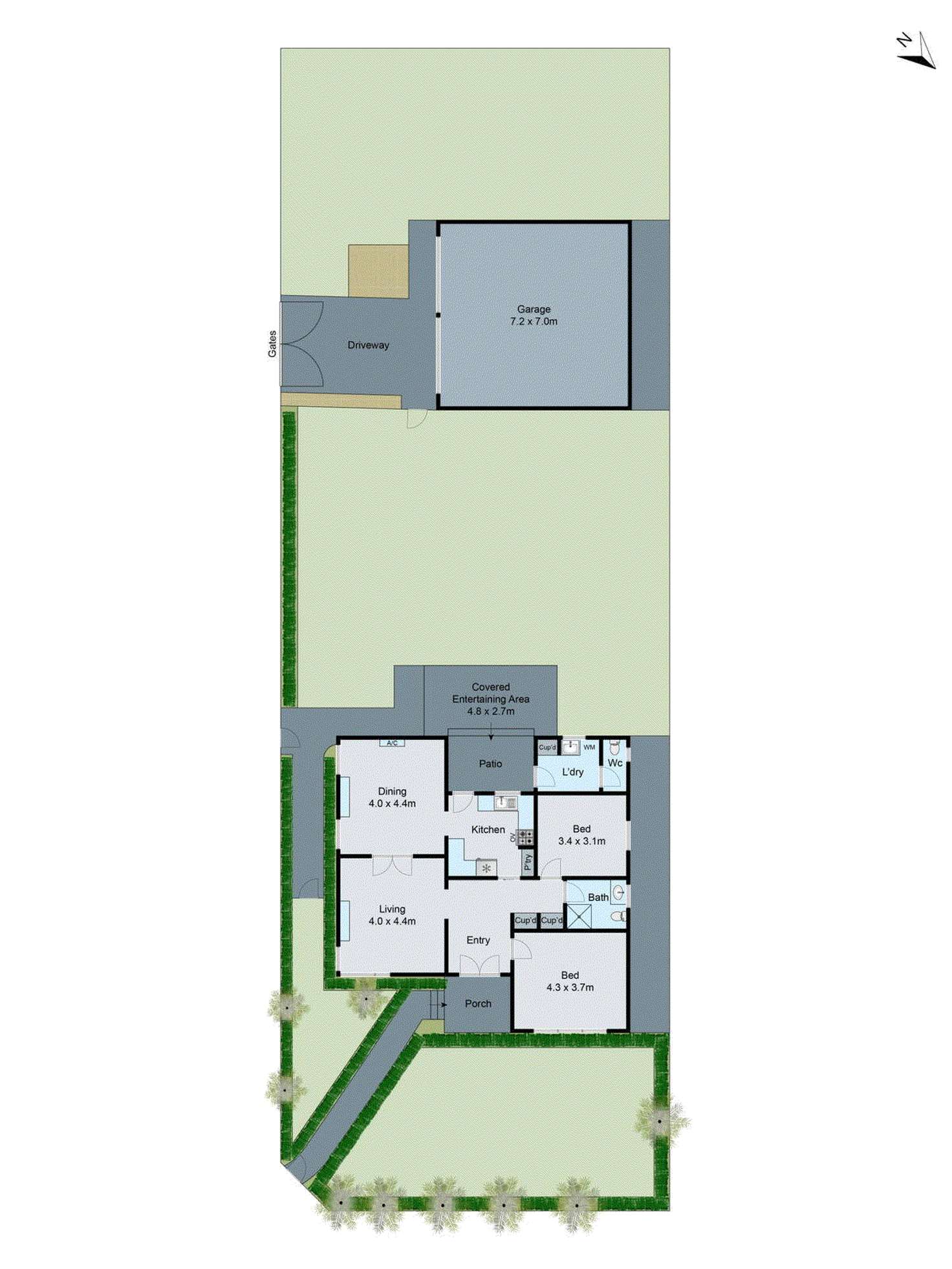 Floorplan of Homely house listing, 126 Haughton Road, Oakleigh VIC 3166