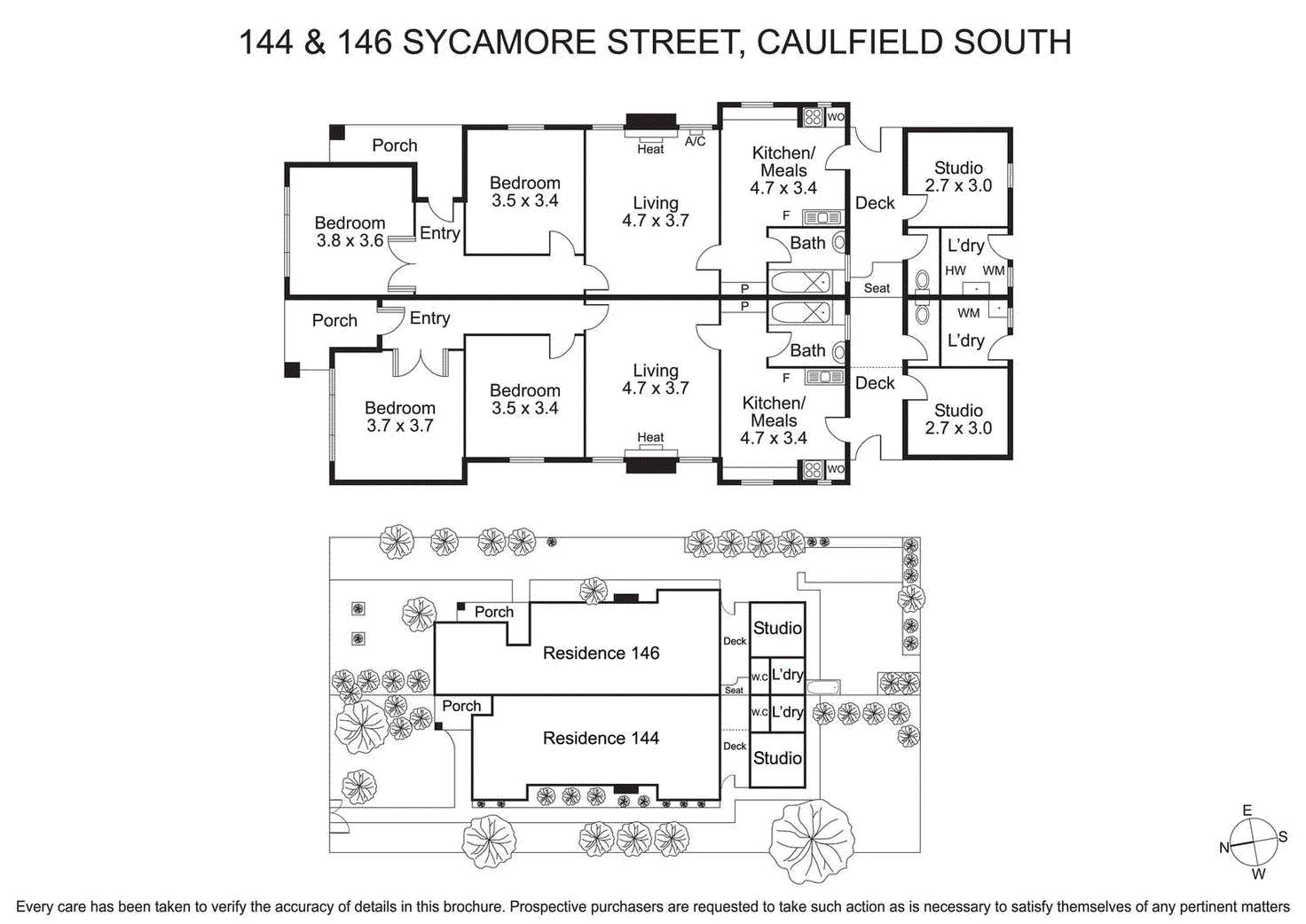 Floorplan of Homely house listing, 144-146 Sycamore Street, Caulfield South VIC 3162