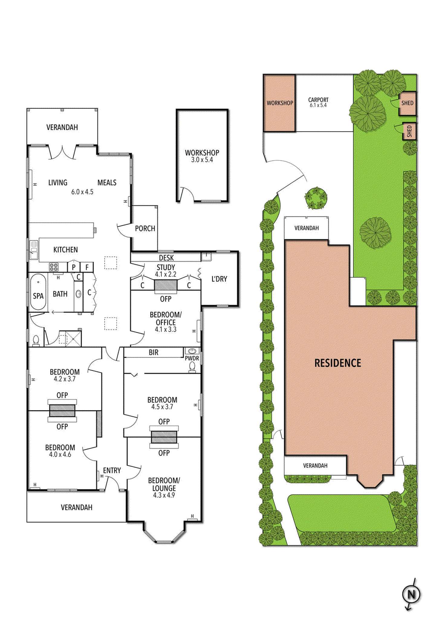 Floorplan of Homely house listing, 1 The Parade, Ascot Vale VIC 3032