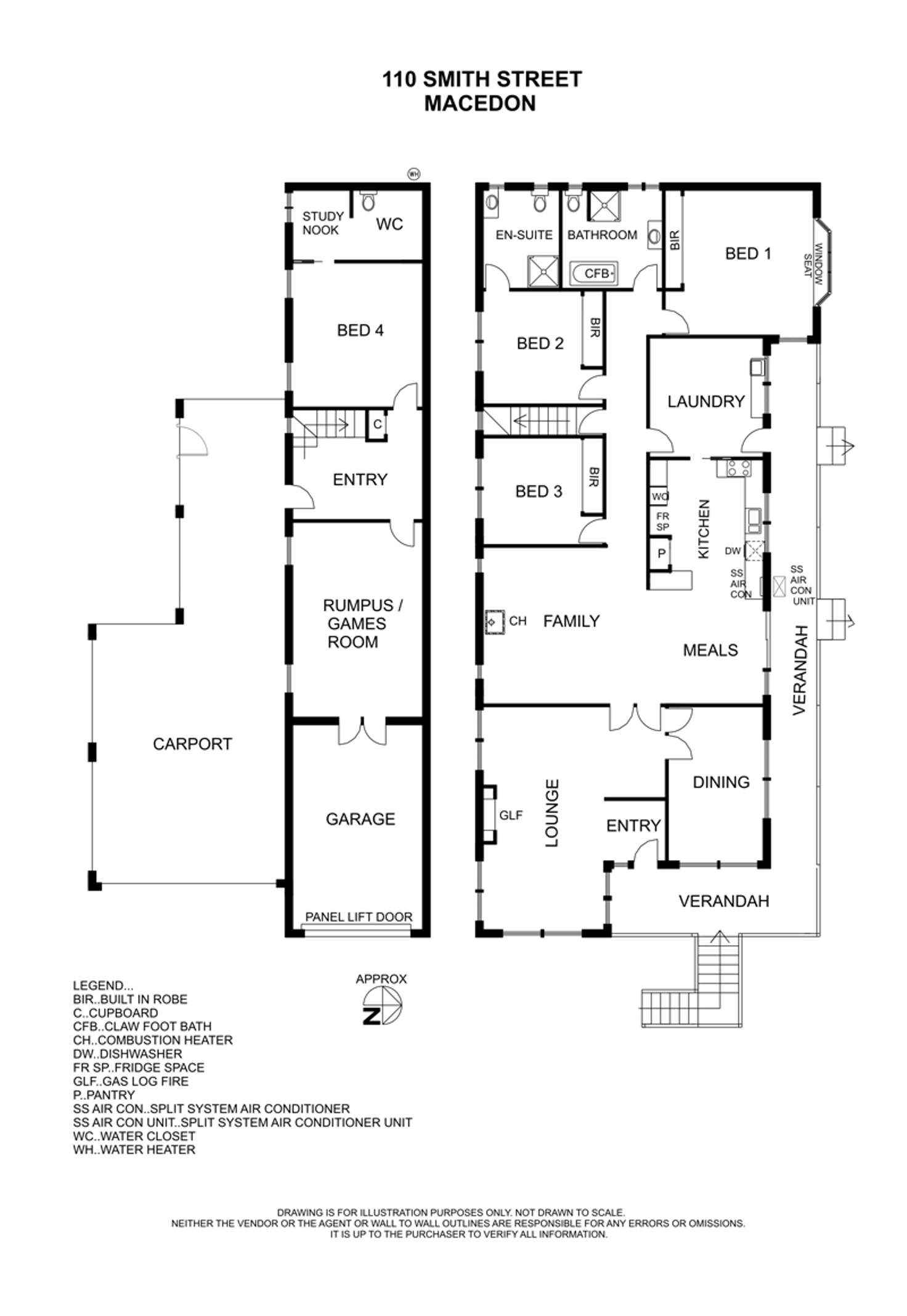 Floorplan of Homely house listing, 110 Smith Street, Macedon VIC 3440