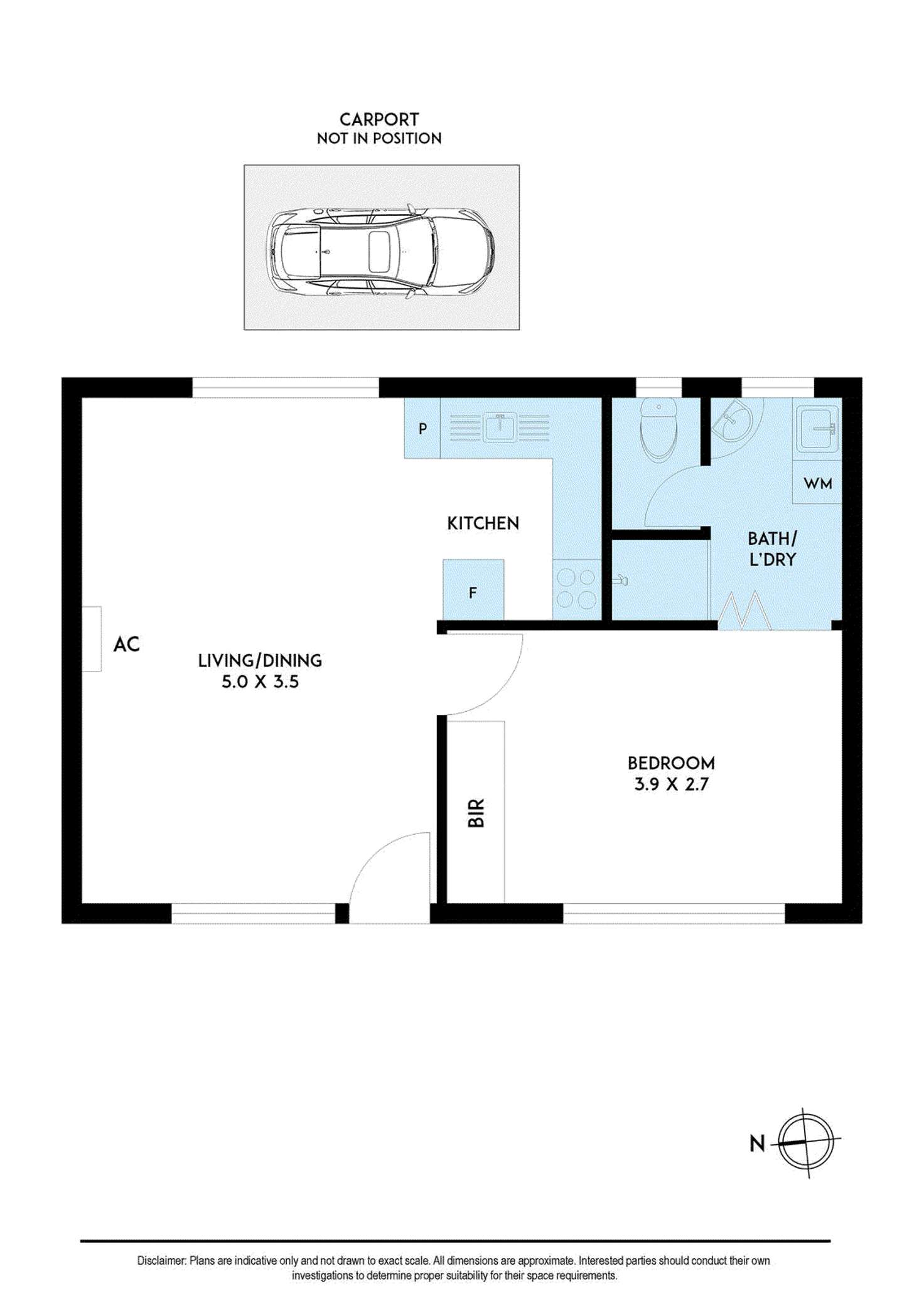 Floorplan of Homely unit listing, 1/6 Albenca Street, Mentone VIC 3194