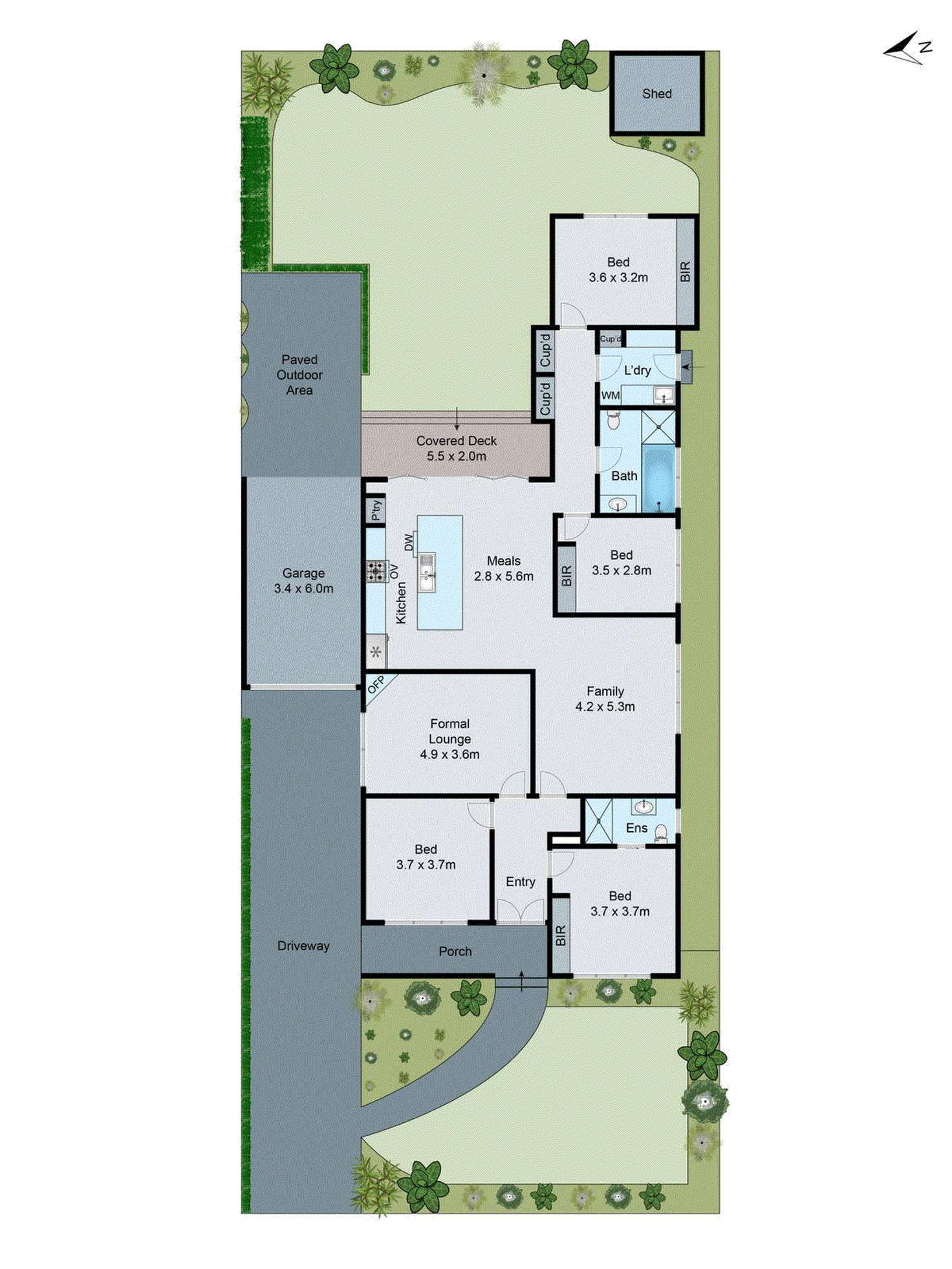Floorplan of Homely house listing, 18 Westgate Street, Oakleigh VIC 3166