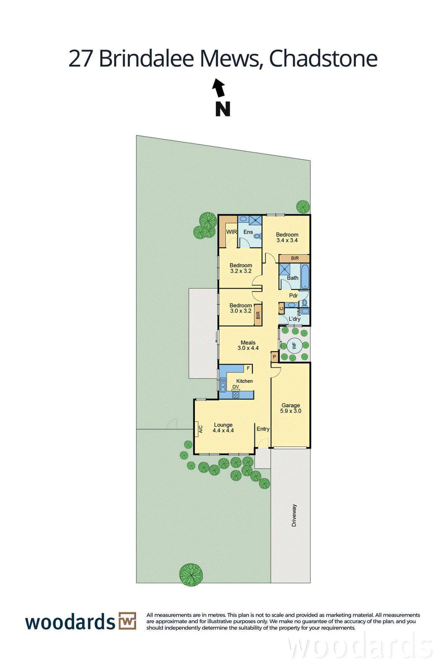 Floorplan of Homely house listing, 27 Brindalee Mews, Chadstone VIC 3148