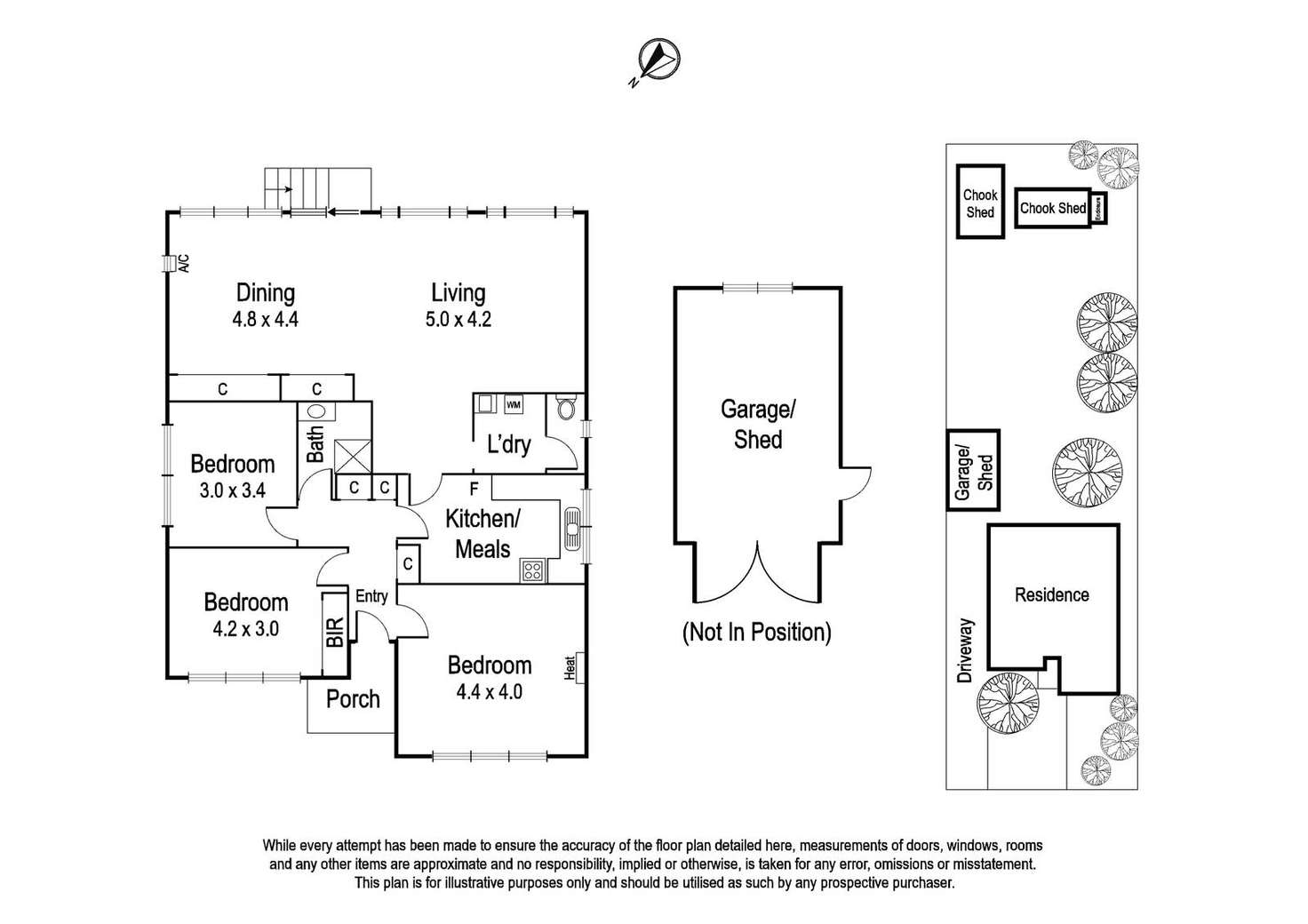 Floorplan of Homely house listing, 6 Pyalong Avenue, Rosanna VIC 3084