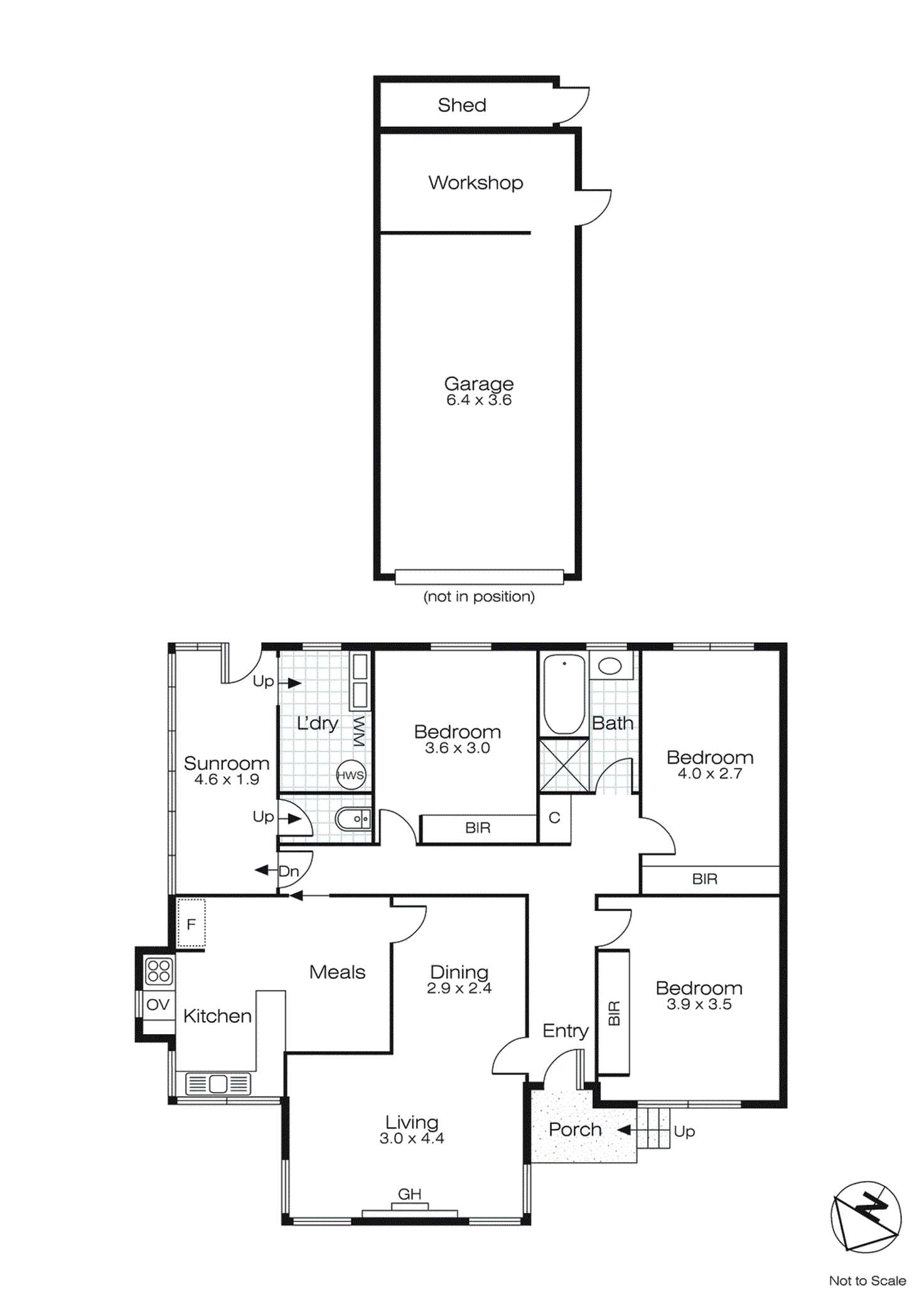 Floorplan of Homely house listing, 106 Humffray Street, Ballarat East VIC 3350