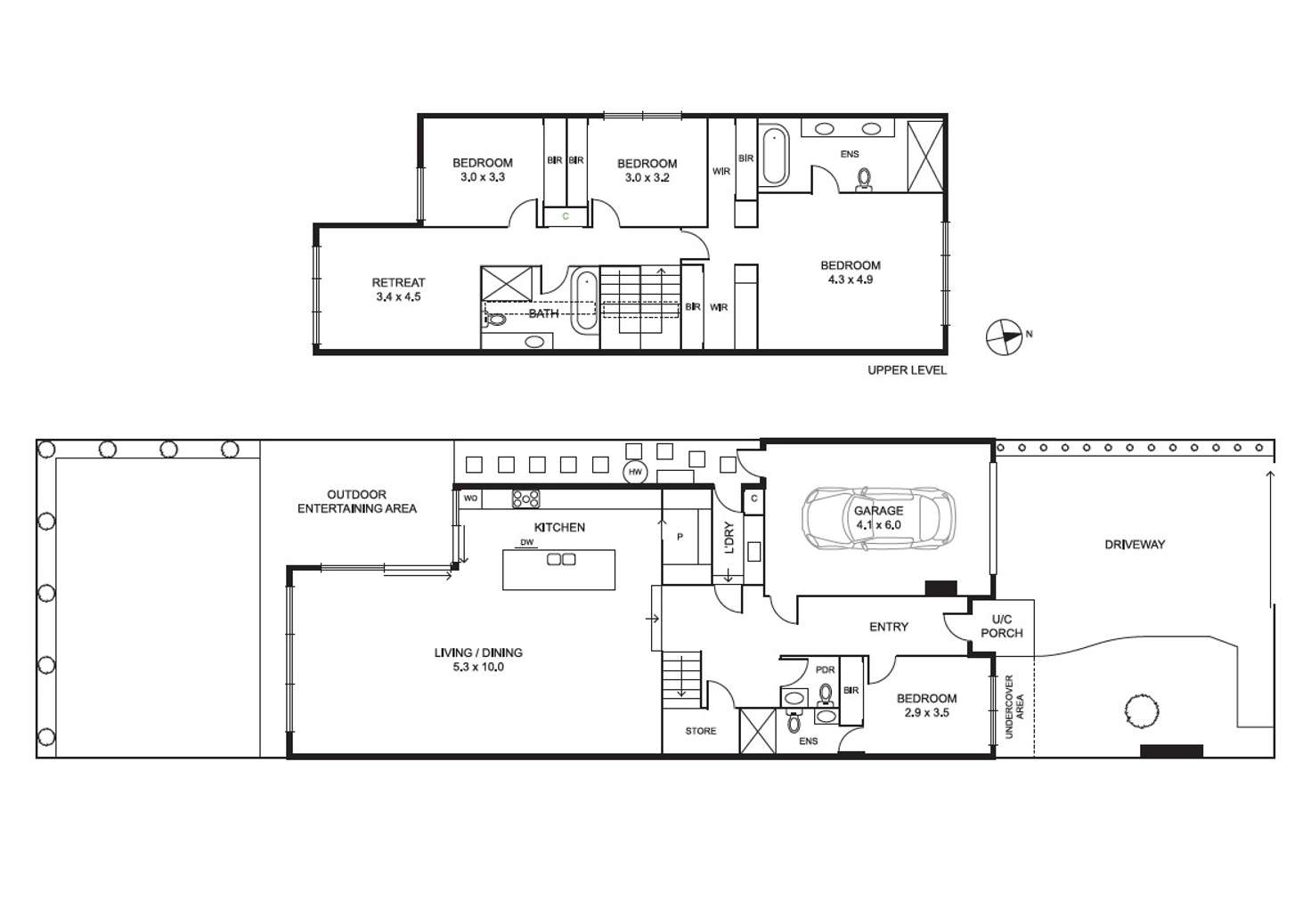 Floorplan of Homely townhouse listing, 12a York Street, Bentleigh East VIC 3165