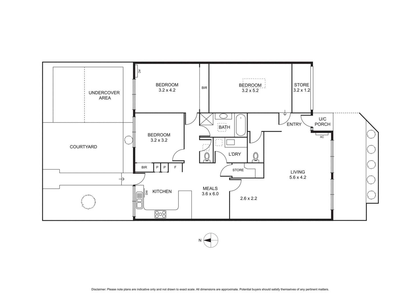 Floorplan of Homely unit listing, 3/111 Hotham Street, St Kilda East VIC 3183