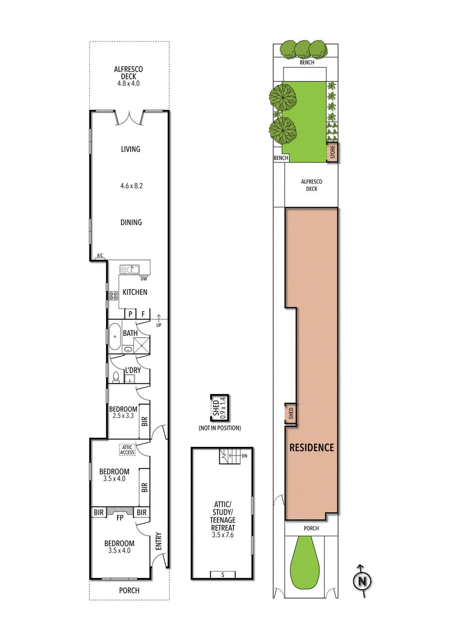 Floorplan of Homely house listing, 166 St Leonards Road, Ascot Vale VIC 3032