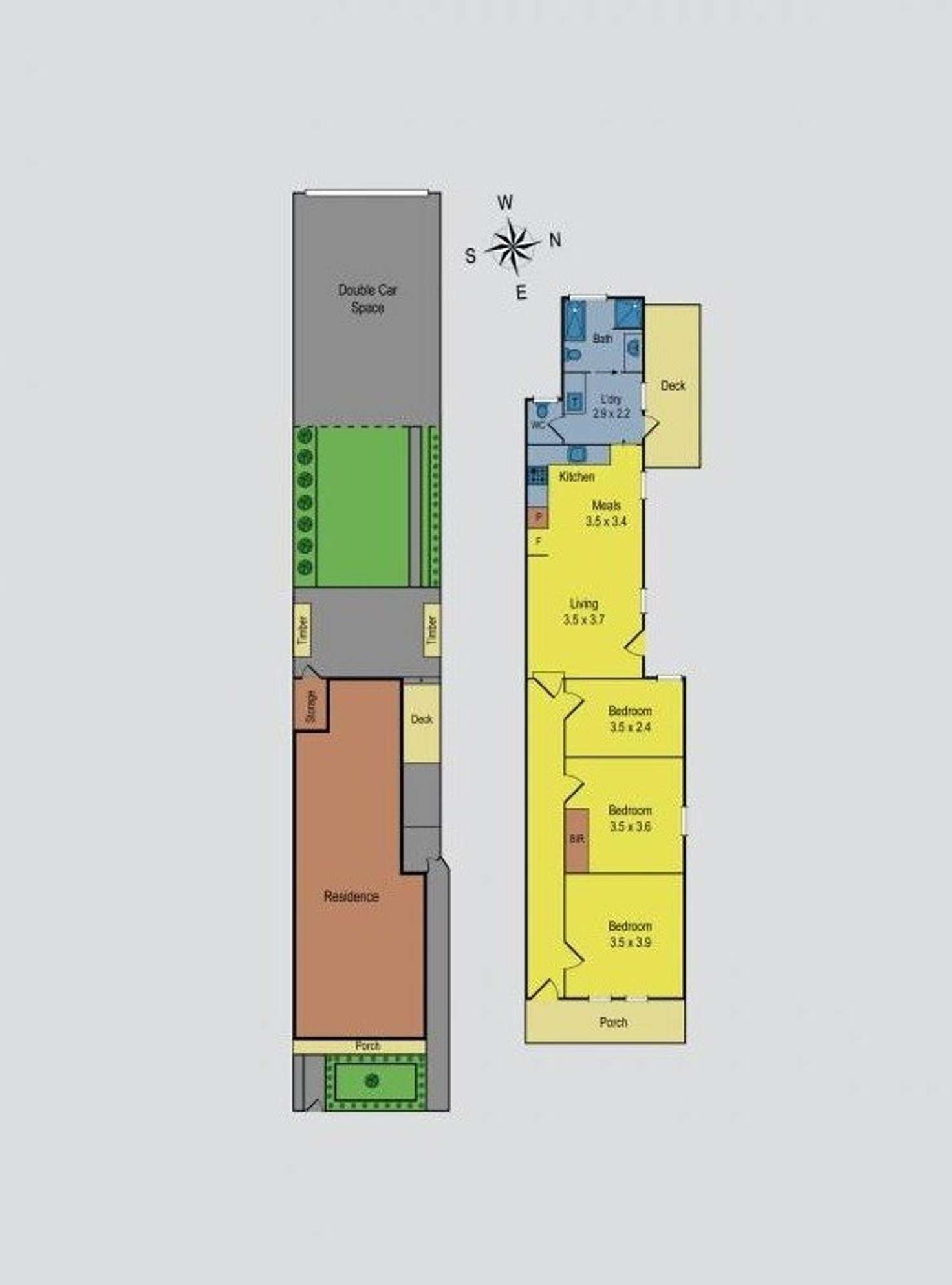 Floorplan of Homely house listing, 47 Union Road, Ascot Vale VIC 3032